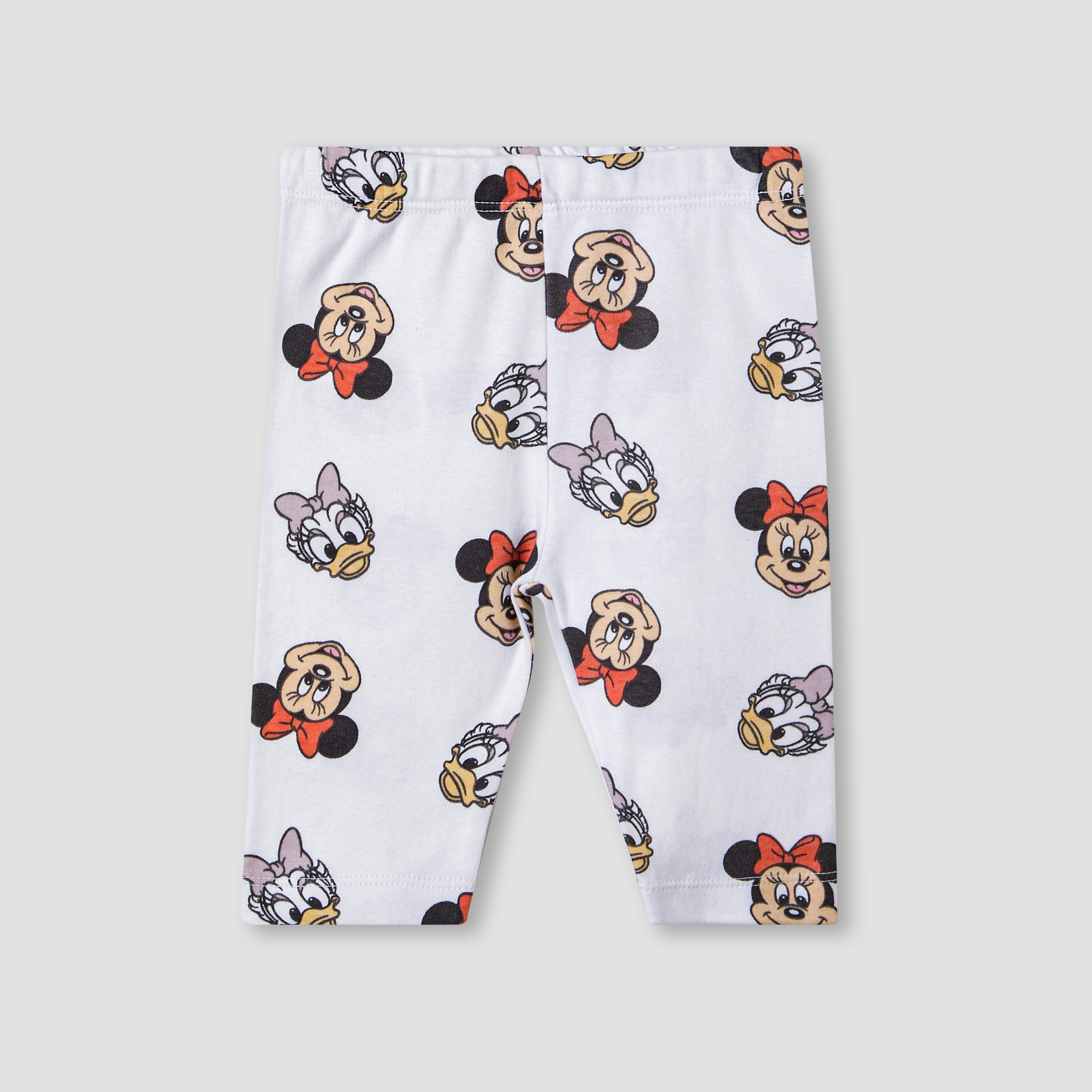 Disney Minnie Mouse and Daisy Duck Print T-shirt and Pyjama - Set of 2-baby-girls-clothing-nightwear-pyjamasets-image-3