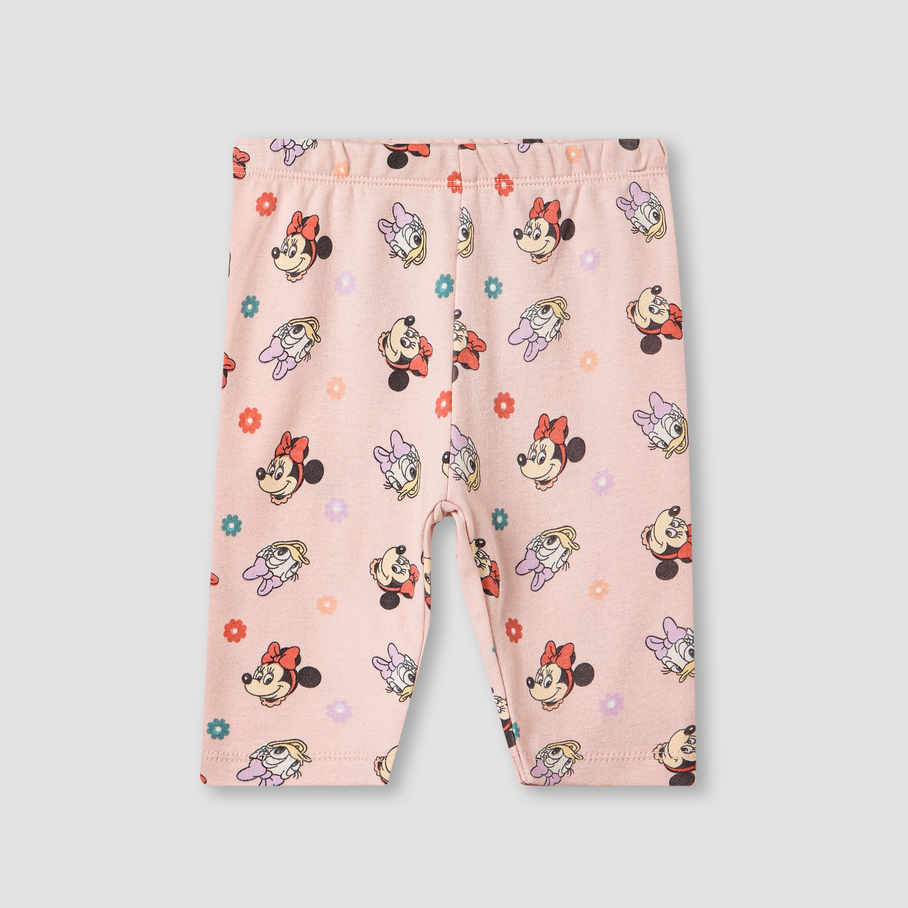 Disney Minnie Mouse and Daisy Duck Print T-shirt and Pyjama - Set of 2-baby-girls-clothing-nightwear-pyjamasets-image-5