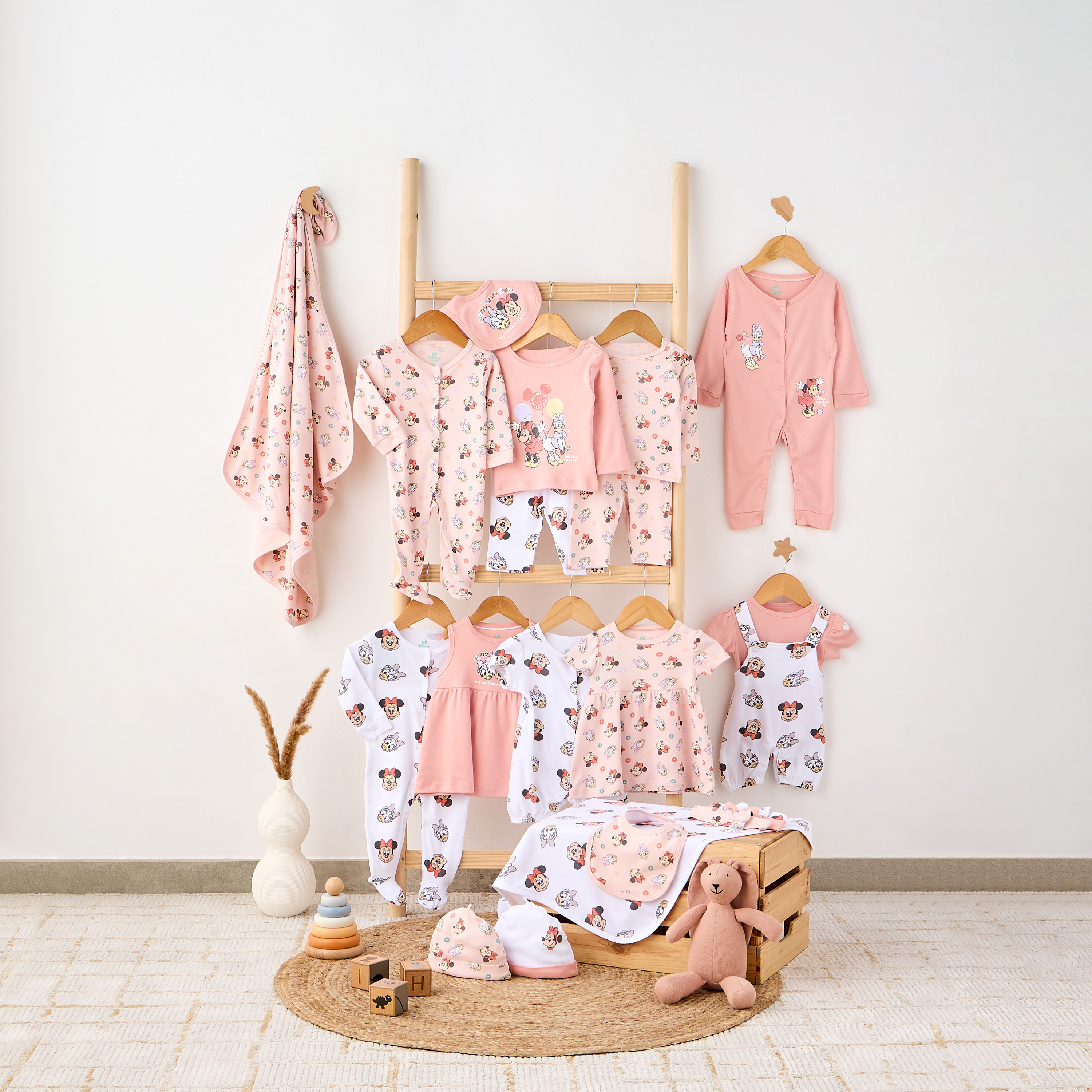Disney Minnie Mouse and Daisy Duck Print T-shirt and Pyjama - Set of 2-baby-girls-clothing-nightwear-pyjamasets-image-9