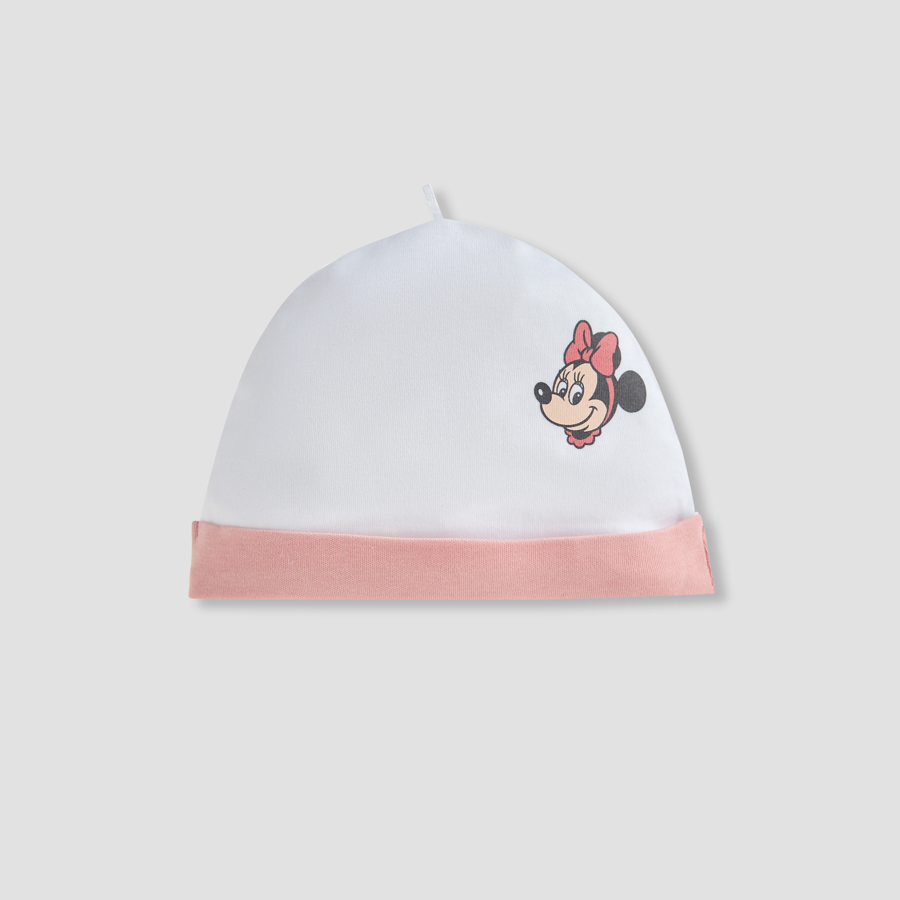 طقم قبعة بيني بطبعات ميني ماوس من ديزني - قطعتين-baby-girls-accessories-caps-image-2