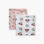 بطانيات حديثي ولادة بطبعات ميني ماوس من ديزني - طقم من قطعتين-baby-nursery-blanketsandswaddles-receivingblankets-image-3