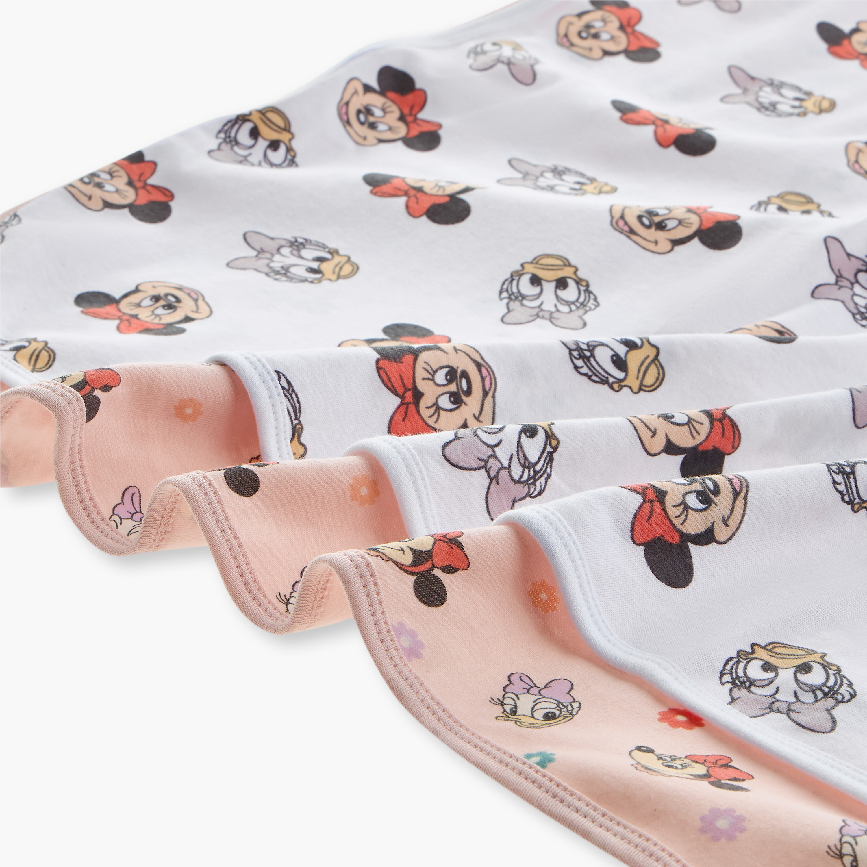 Disney Minnie Mouse Print Receiving Blanket - Set of 2-baby-nursery-blanketsandswaddles-receivingblankets-image-4