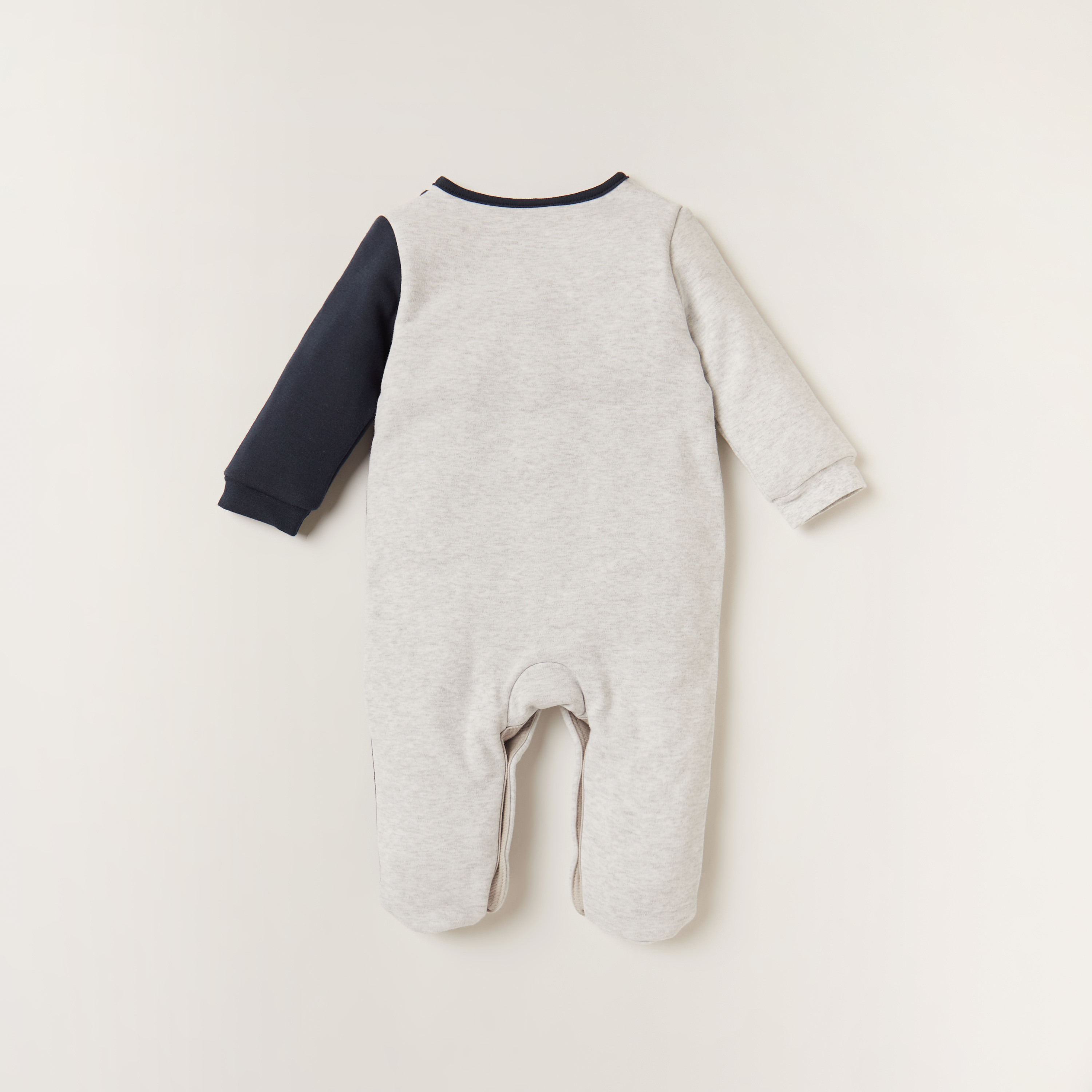 بدلة نوم مغلقة القدمين بقوالب ملونة وأكمام طويلة من جونيورز-baby-boys-clothing-nightwear-sleepsuits-image-3
