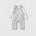 Juniors Penguin Applique Detail T-shirt and Dungarees Set-Rompers%2C Dungarees and Jumpsuits-thumbnail-0
