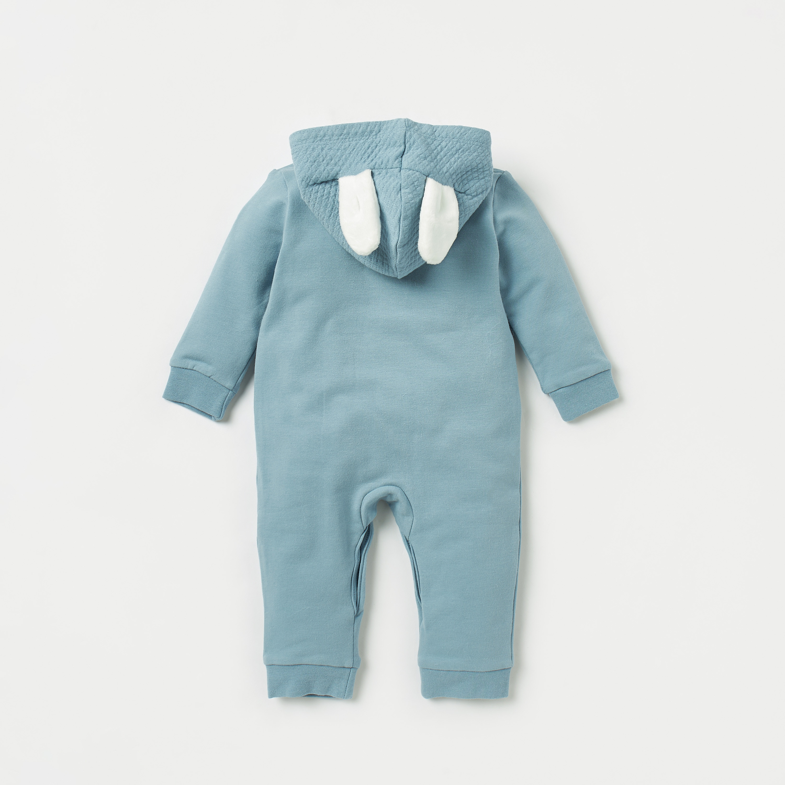 بدلة نوم بقبعة وتزيينات أرنب من جونيورز-baby-boys-clothing-nightwear-sleepsuits-image-2