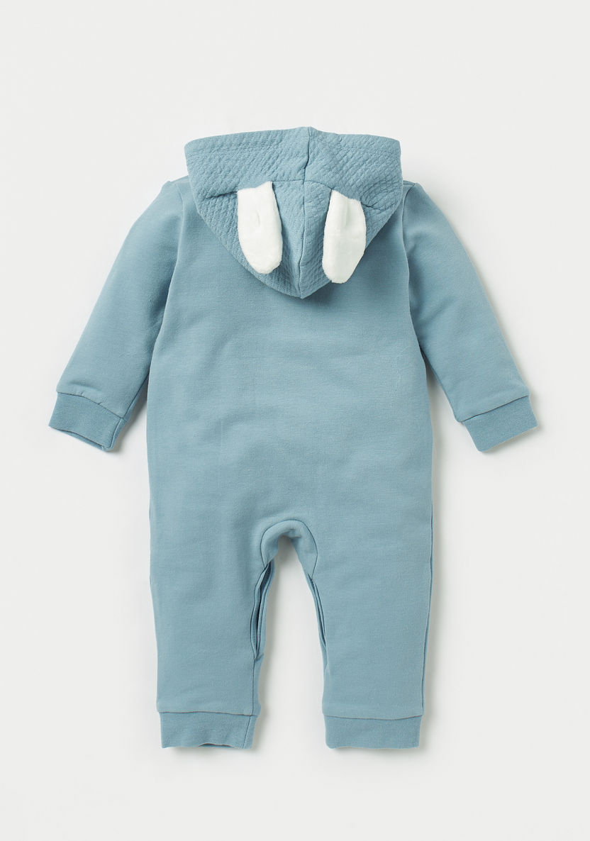 Juniors Bunny Applique Detail Sleepsuit with Hood-Sleepsuits-image-1