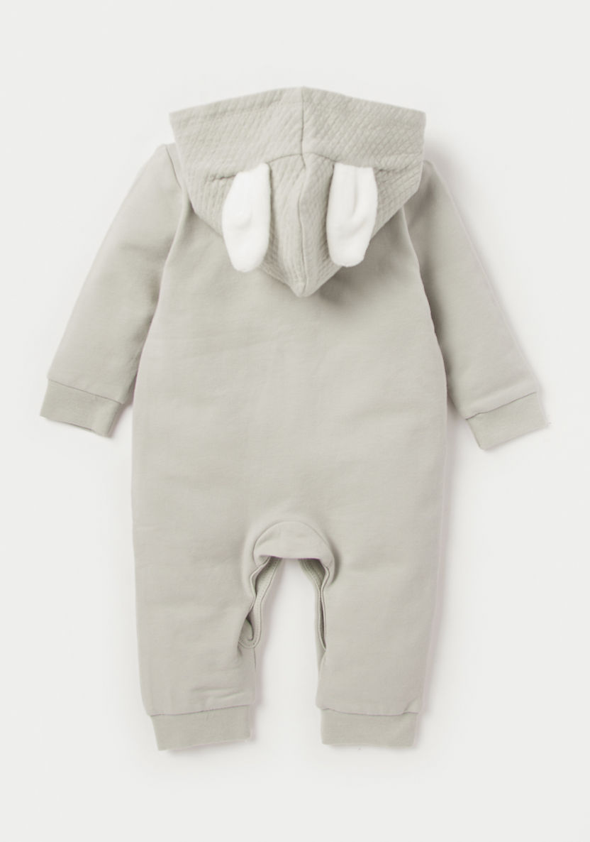 Juniors Bunny Applique Detail Sleepsuit with Hood-Sleepsuits-image-1