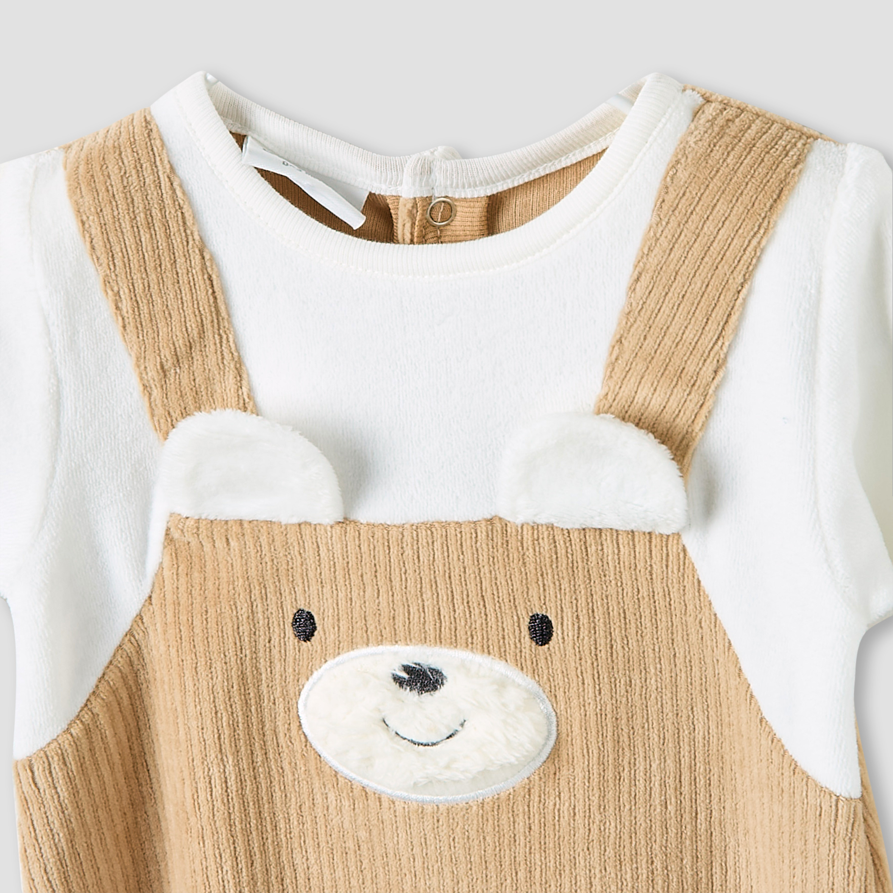 Juniors Sleepsuit with Ribbed Cap - Long Sleeves-baby-boys-clothing-winterwear-sleepsuits-image-4