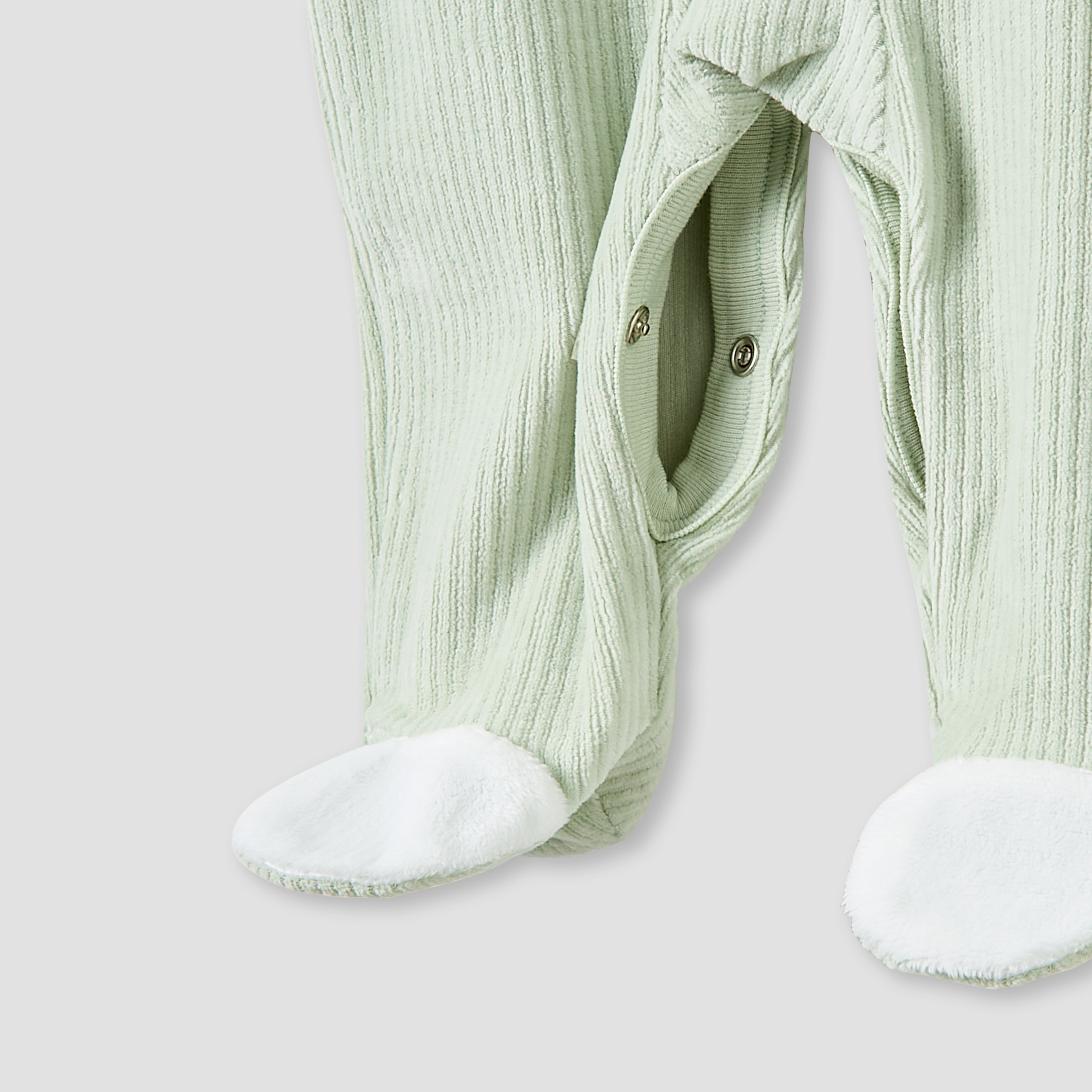 Juniors Sleepsuit with Ribbed Cap - Long Sleeves-baby-girls-clothing-nightwear-sleepsuits-image-5