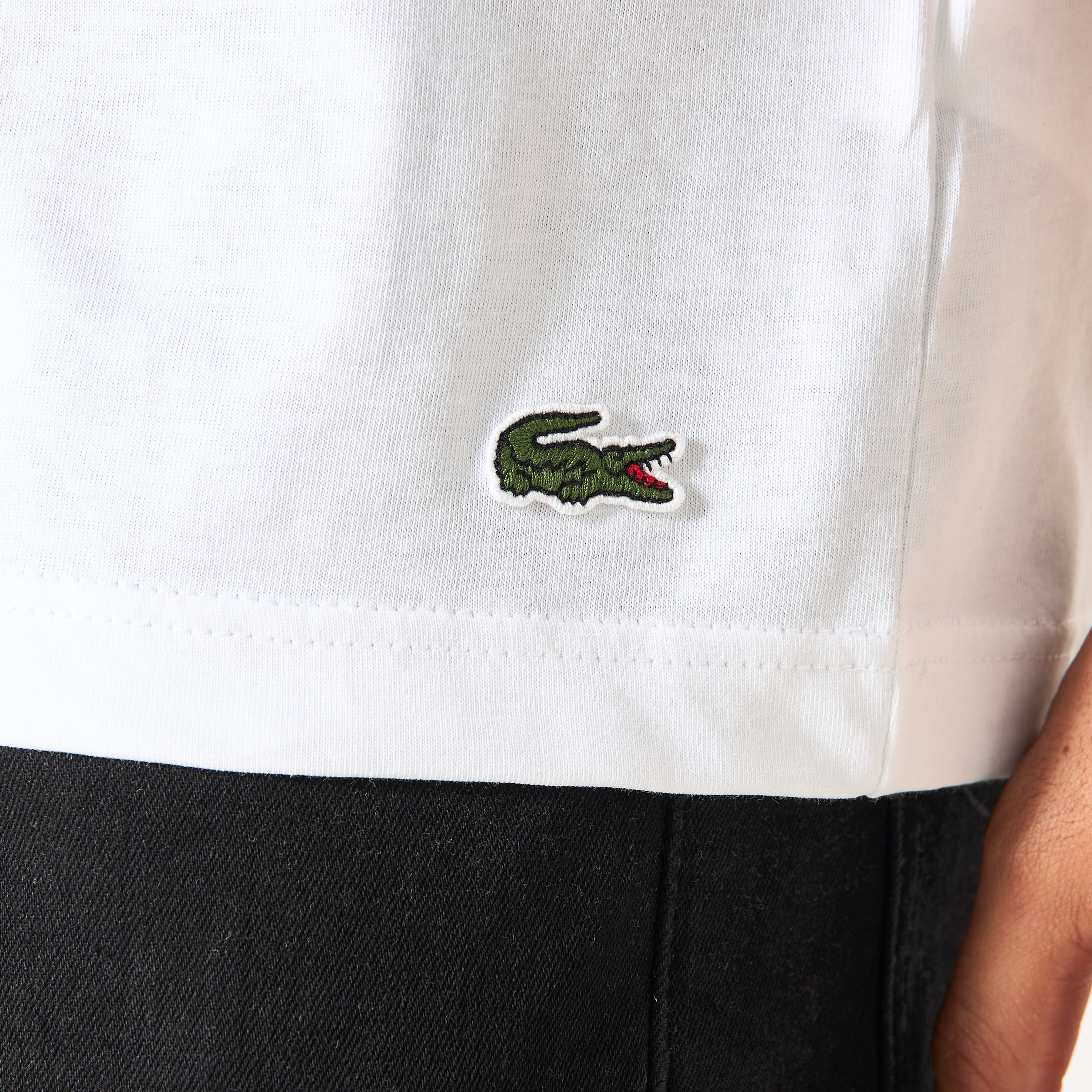 Lacoste Printed Round Neck T-shirt with Short Sleeves-men-clothing-tshirtsandpolos-tshirts-image-4