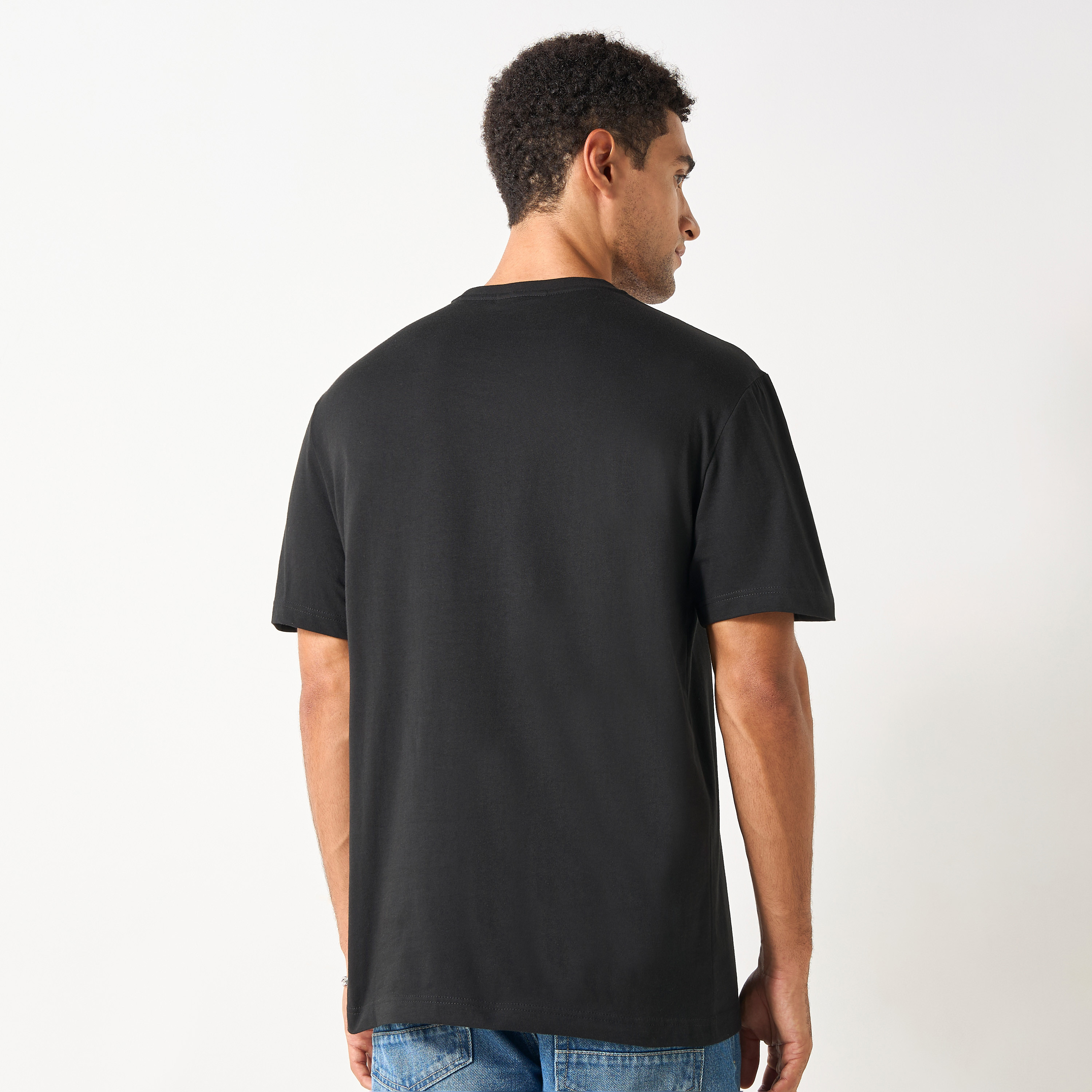 Lacoste Solid T-shirt with Short Sleeves and Crew Neck-men-clothing-tshirtsandpolos-tshirts-image-5