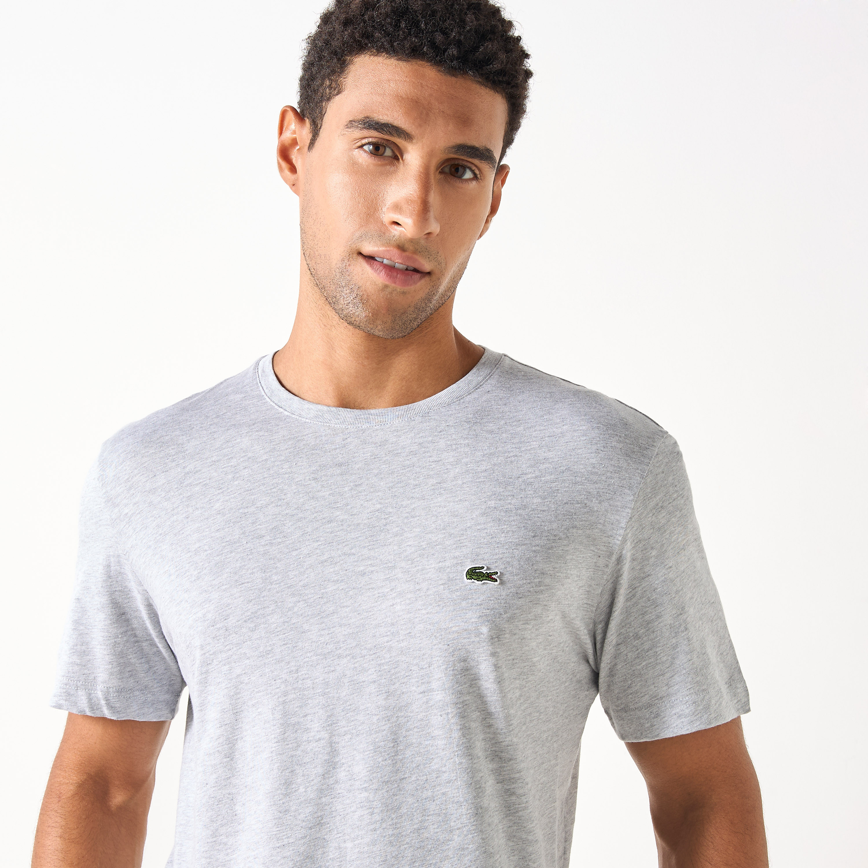 Lacoste Solid Round Neck T-shirt with Short Sleeves-men-clothing-tshirtsandpolos-tshirts-image-4