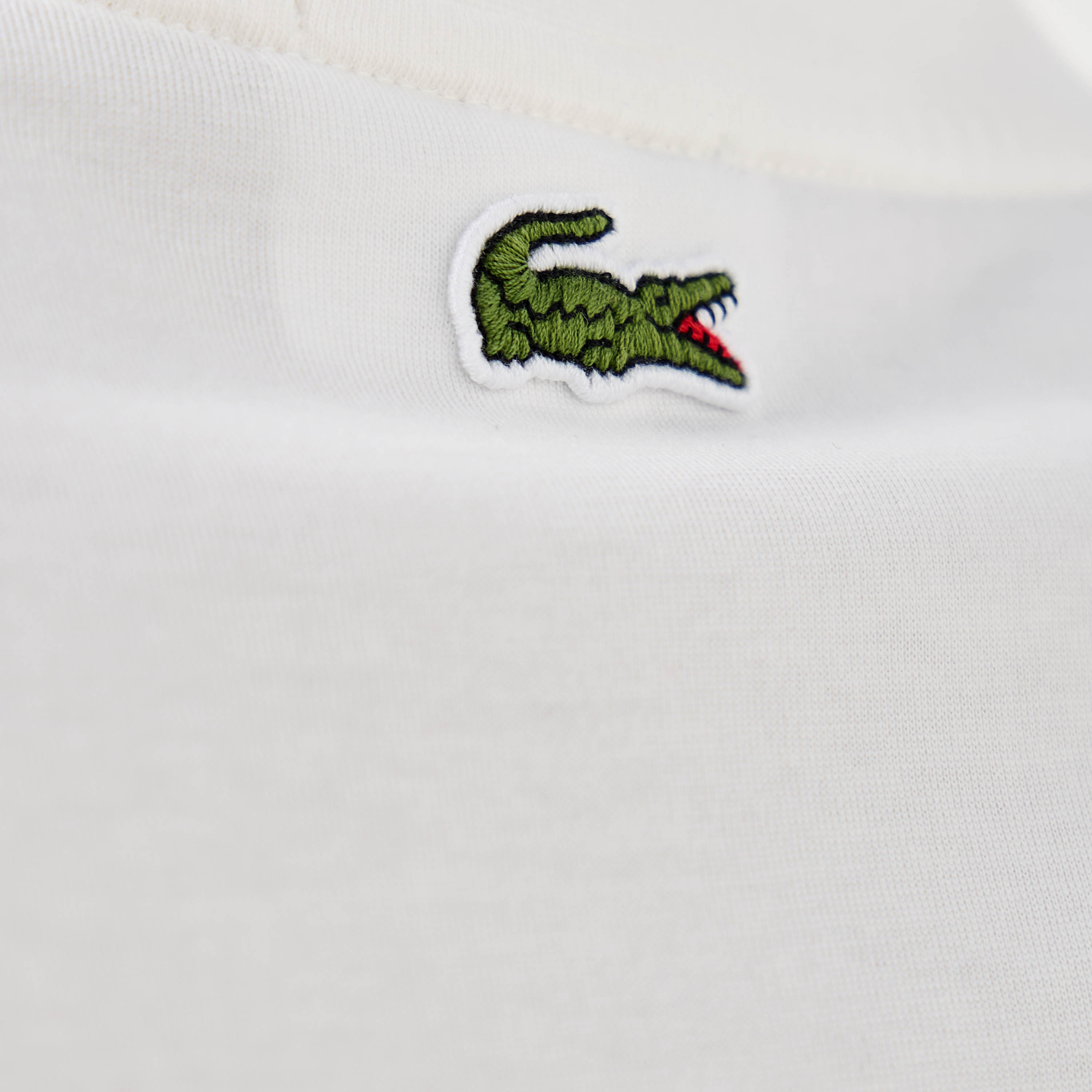 Lacoste Logo Print Crew Neck T-shirt with Short Sleeves-men-clothing-tshirtsandpolos-tshirts-image-6