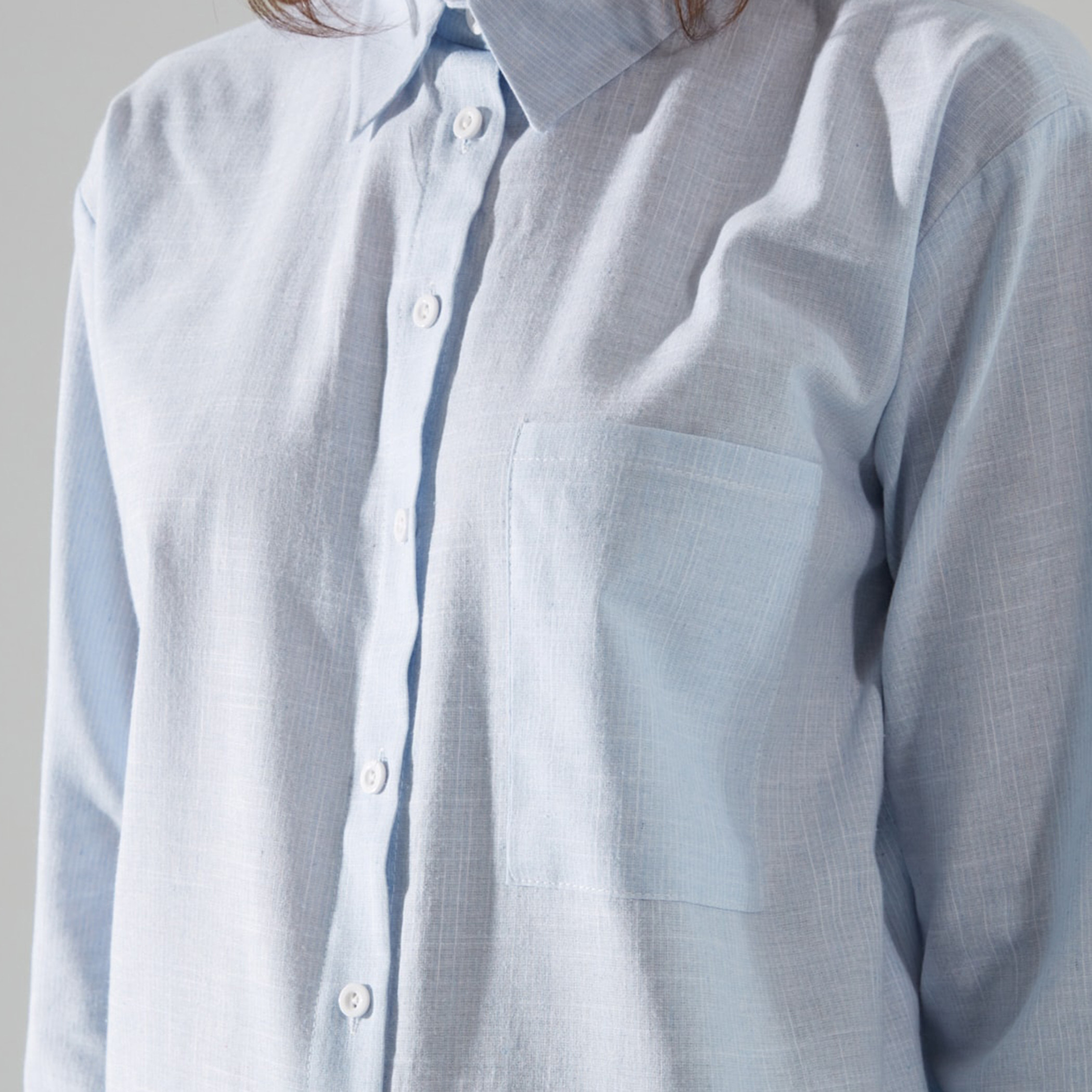 Trendyol Women Solid Collared Shirt-Pyjama Set-women-clothing-nightwear-pyjamas-longsets-image-4