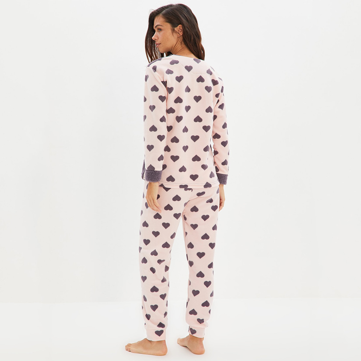 ترينديول رمادي ثوب نوم-women-clothing-nightwear-pyjamas-longsets-image-4