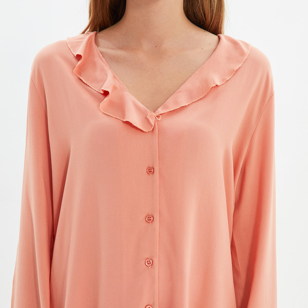 ترينديول لون القرنفل ثوب نوم-women-clothing-nightwear-pyjamas-longsets-image-4