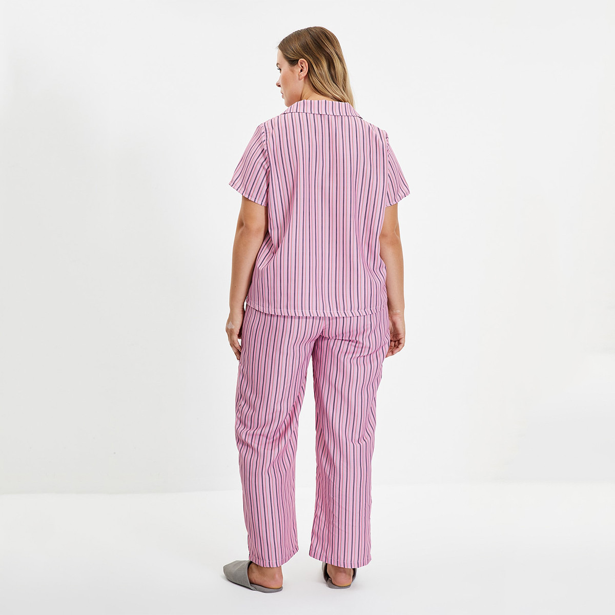 ترينديول لون القرنفل ثوب نوم-women-clothing-nightwear-pyjamas-longsets-image-4