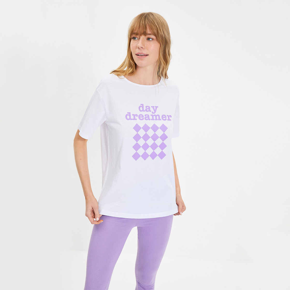 ترينديول أبيض لباس نوم-women-clothing-nightwear-pyjamas-longsets-image-2