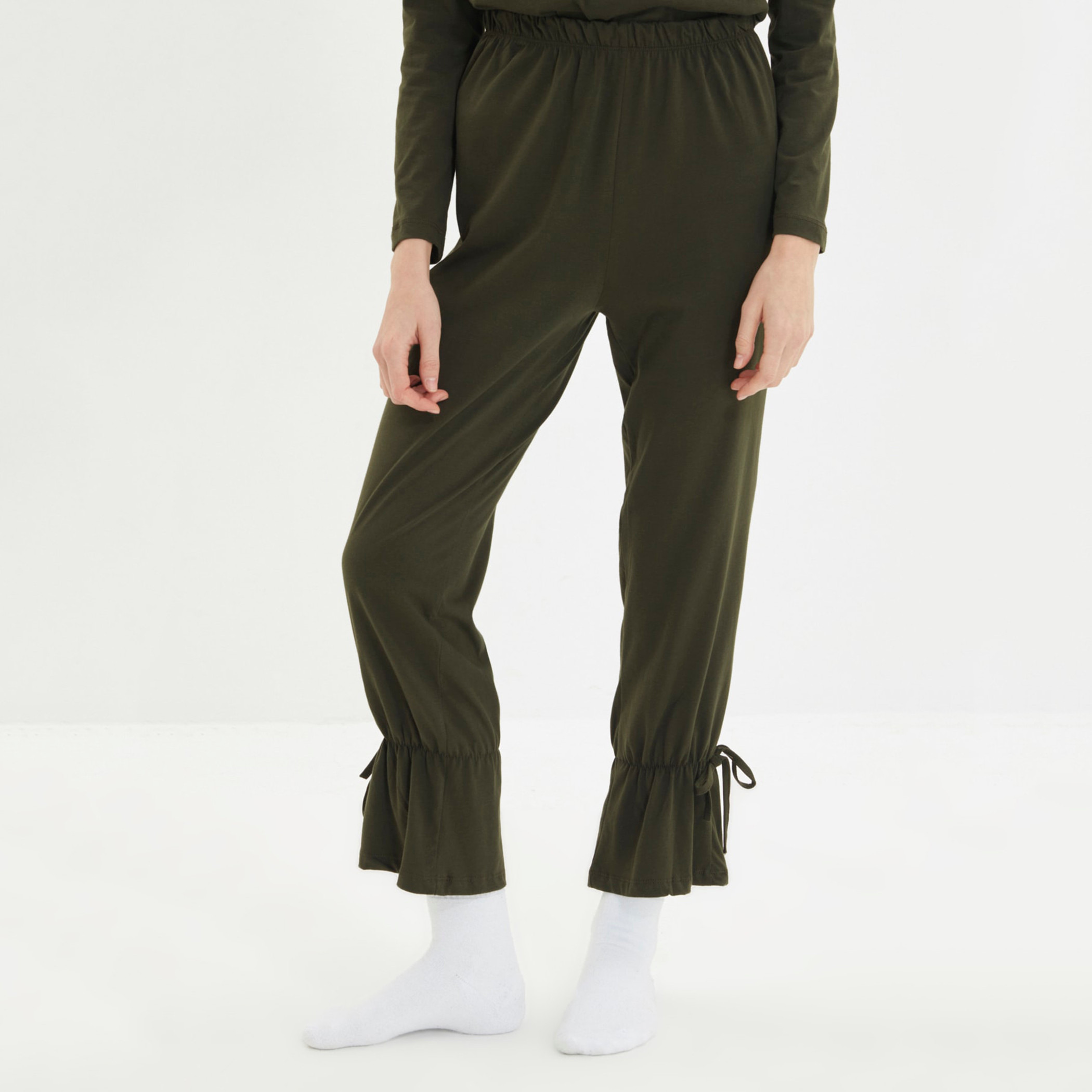 ترينديول أخضر لباس نوم-women-clothing-nightwear-pyjamas-longsets-image-3