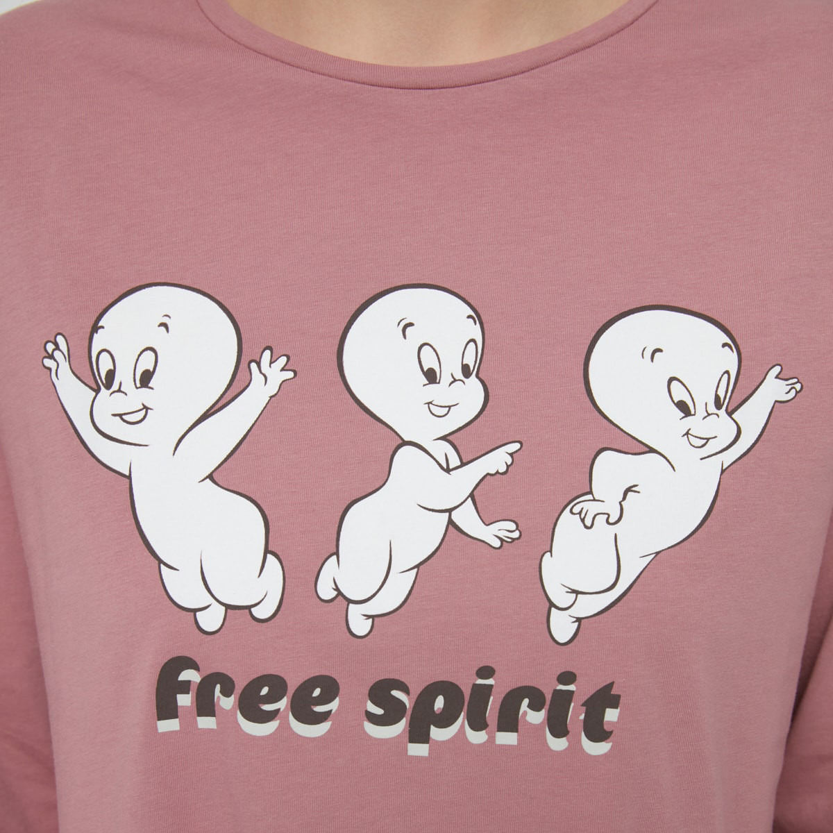 Trendyol Women Pink Printed Long Sleeves T-Shirt and Pyjama Set-women-clothing-nightwear-pyjamas-longsets-image-3