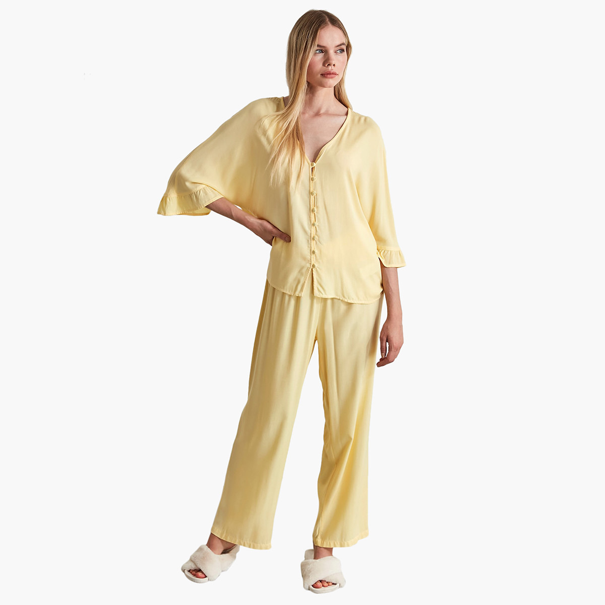 فيرو مودا أزرق تي شيرت-women-clothing-nightwear-pyjamas-longsets-image-1