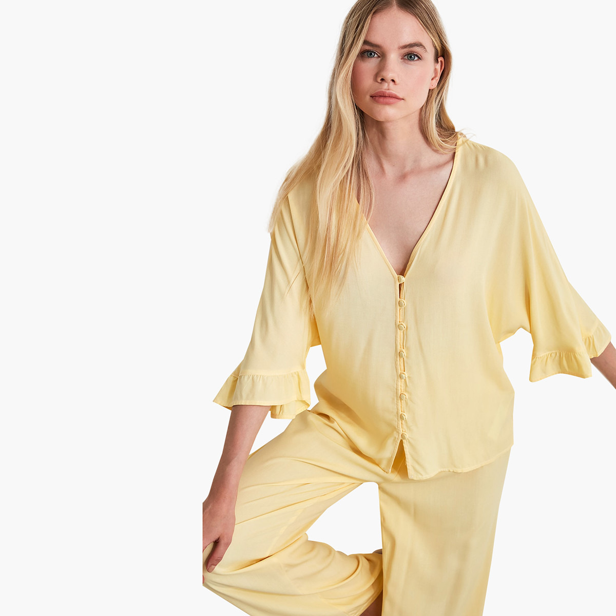 فيرو مودا أزرق تي شيرت-women-clothing-nightwear-pyjamas-longsets-image-3