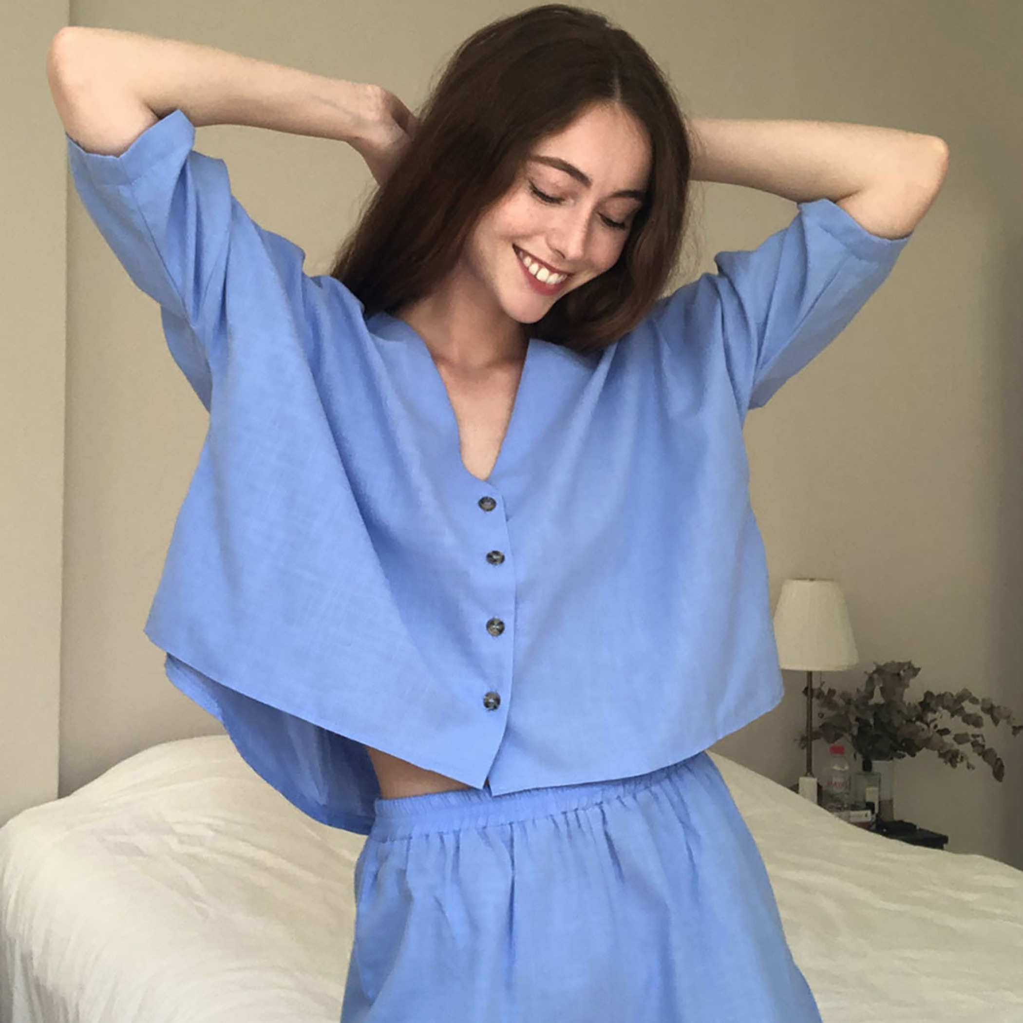 ترينديول أزرق يضع-women-clothing-nightwear-pyjamas-bottoms-image-1