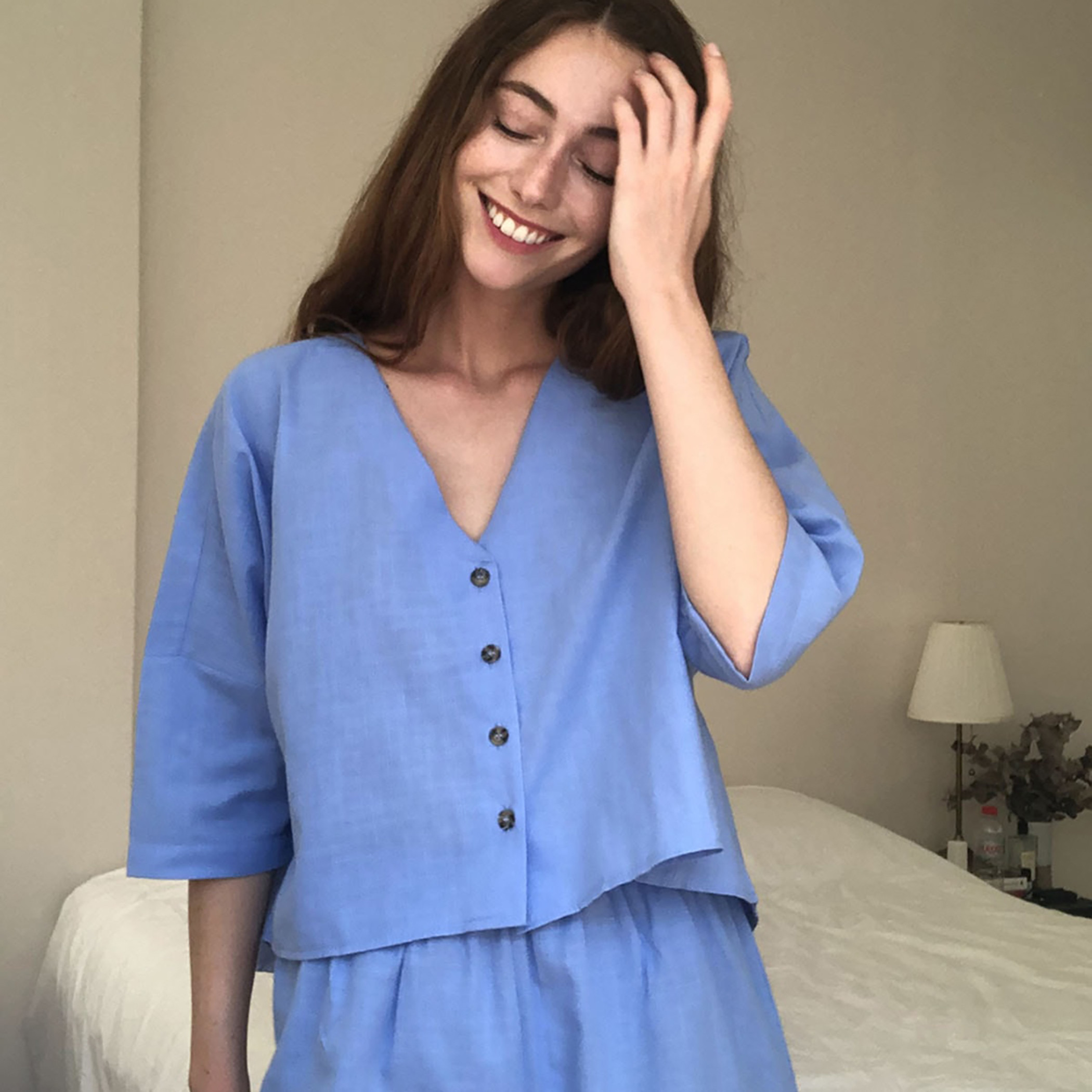 ترينديول أزرق يضع-women-clothing-nightwear-pyjamas-bottoms-image-2