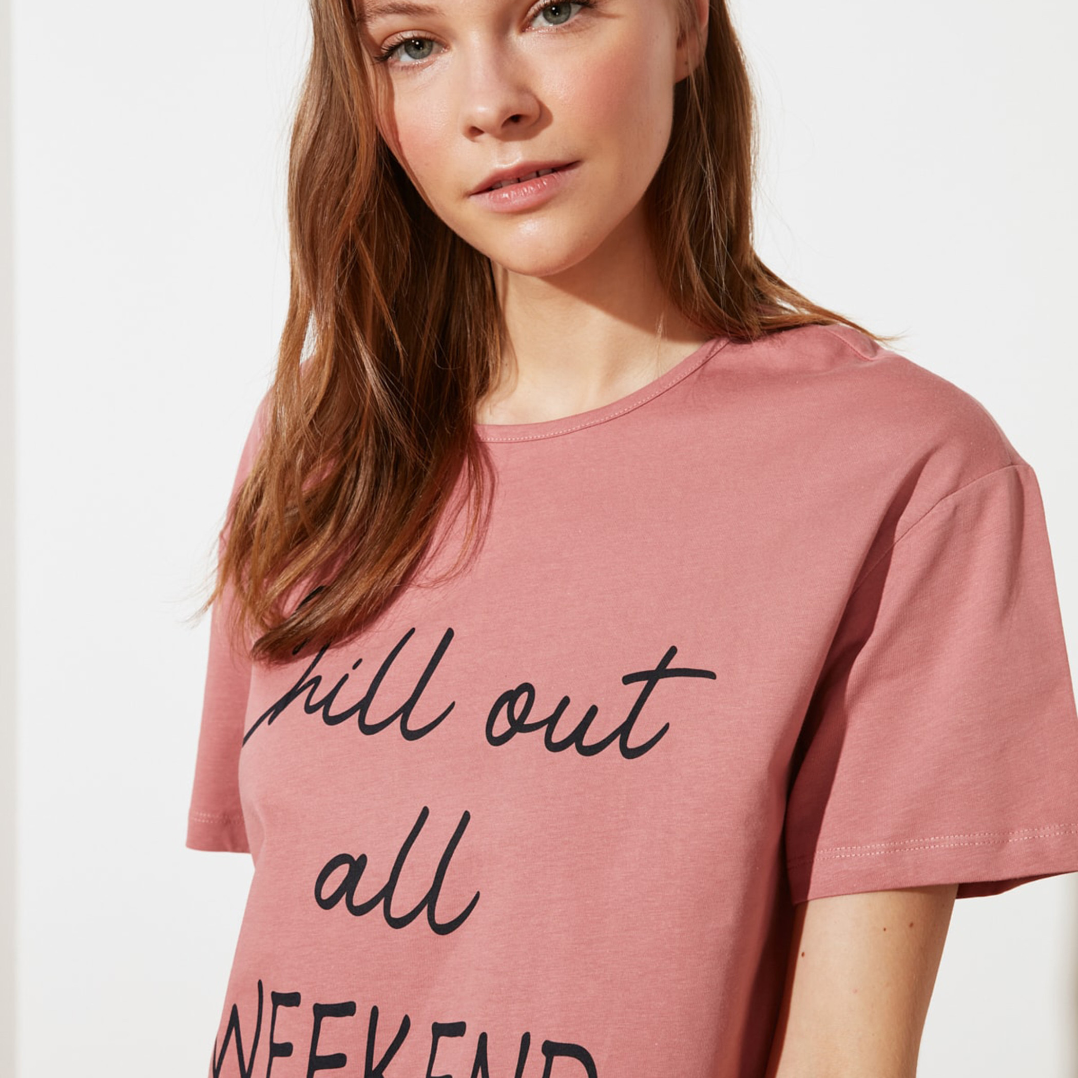 ترينديول لون القرنفل لباس نوم-women-clothing-nightwear-pyjamas-longsets-image-3