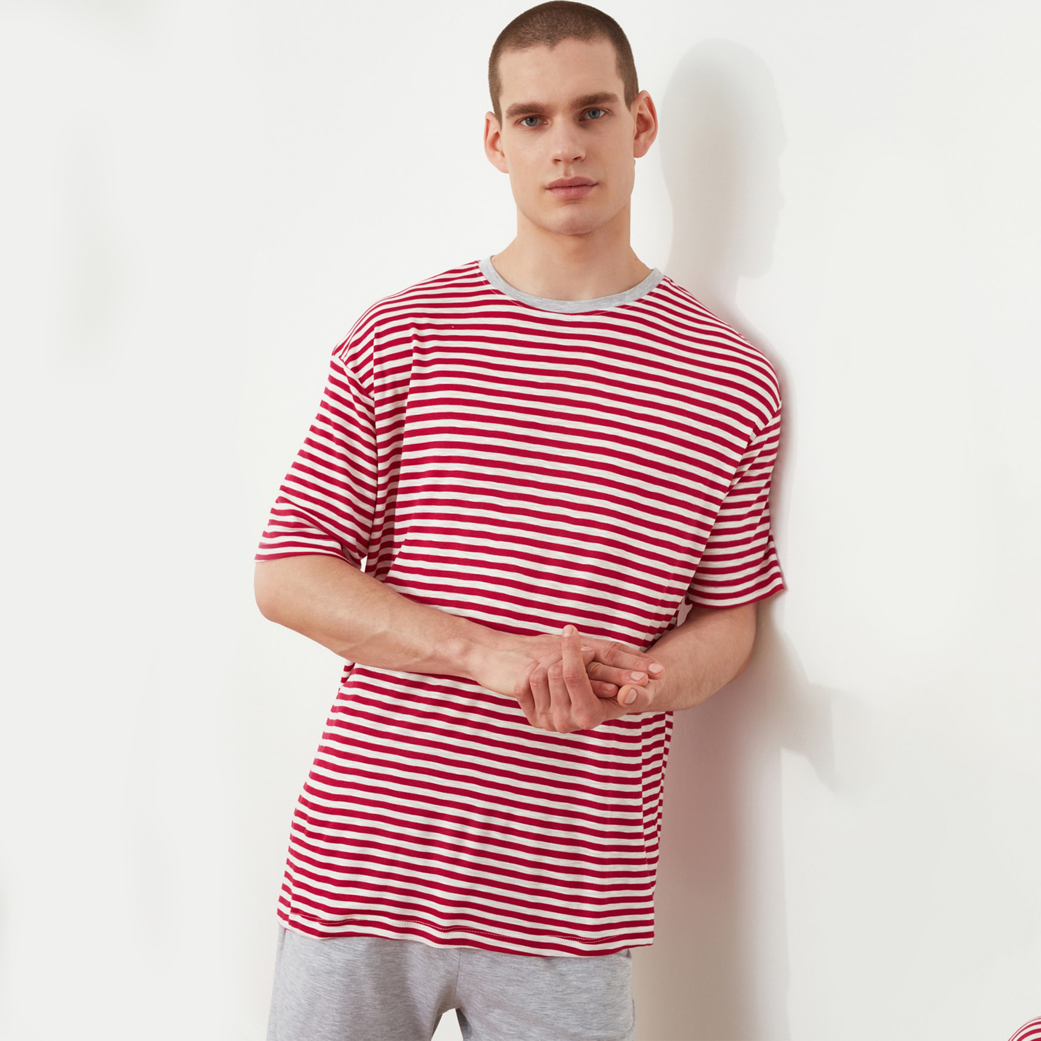 ترينديول أحمر يضع-men-clothing-nightwear-sets-image-3