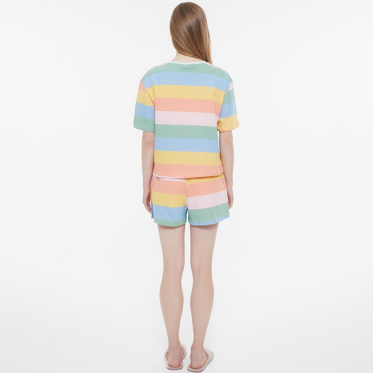 فيرو مودا أزرق تي شيرت-women-clothing-nightwear-pyjamas-longsets-image-5