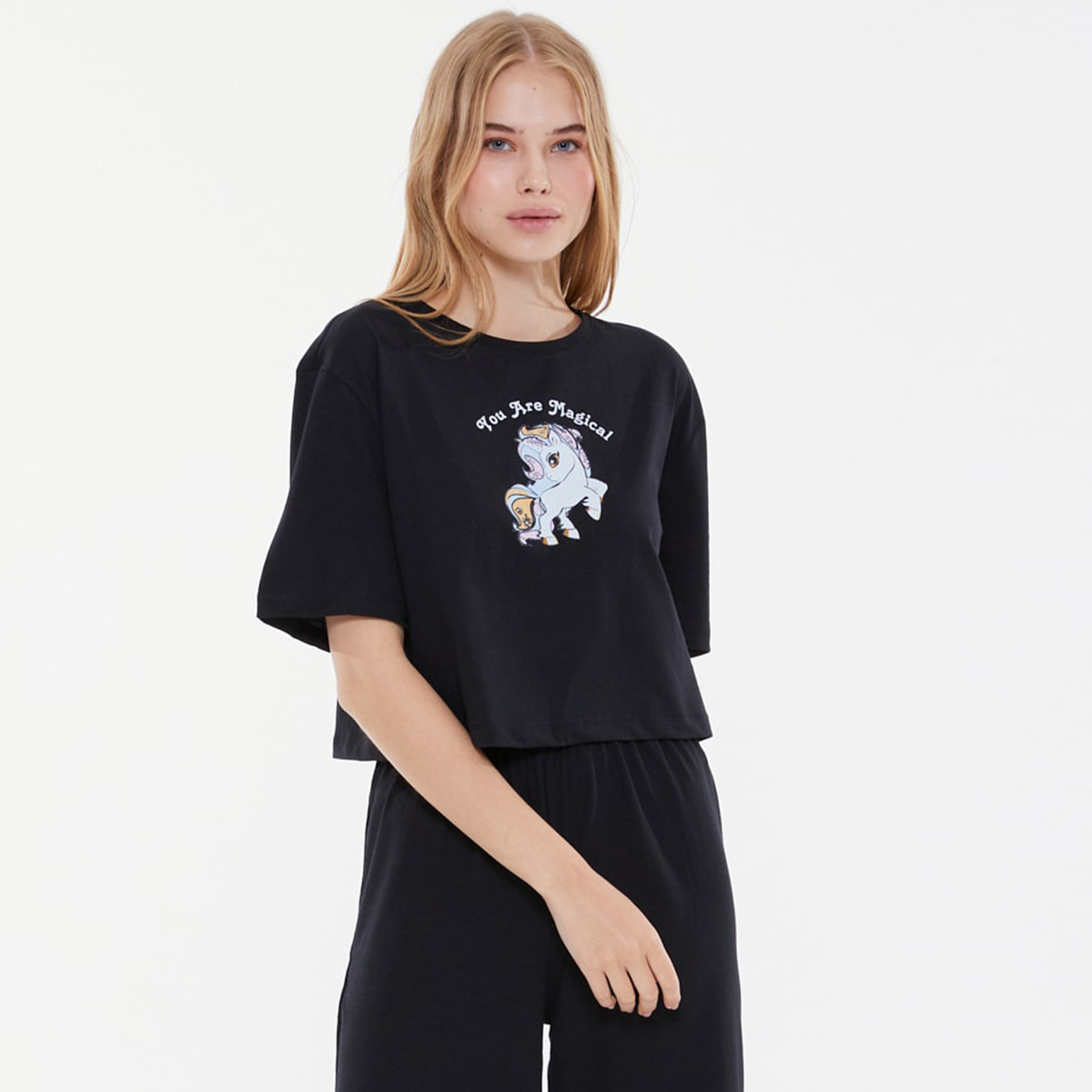 ترينديول أسود لباس نوم-women-clothing-nightwear-pyjamas-longsets-image-2