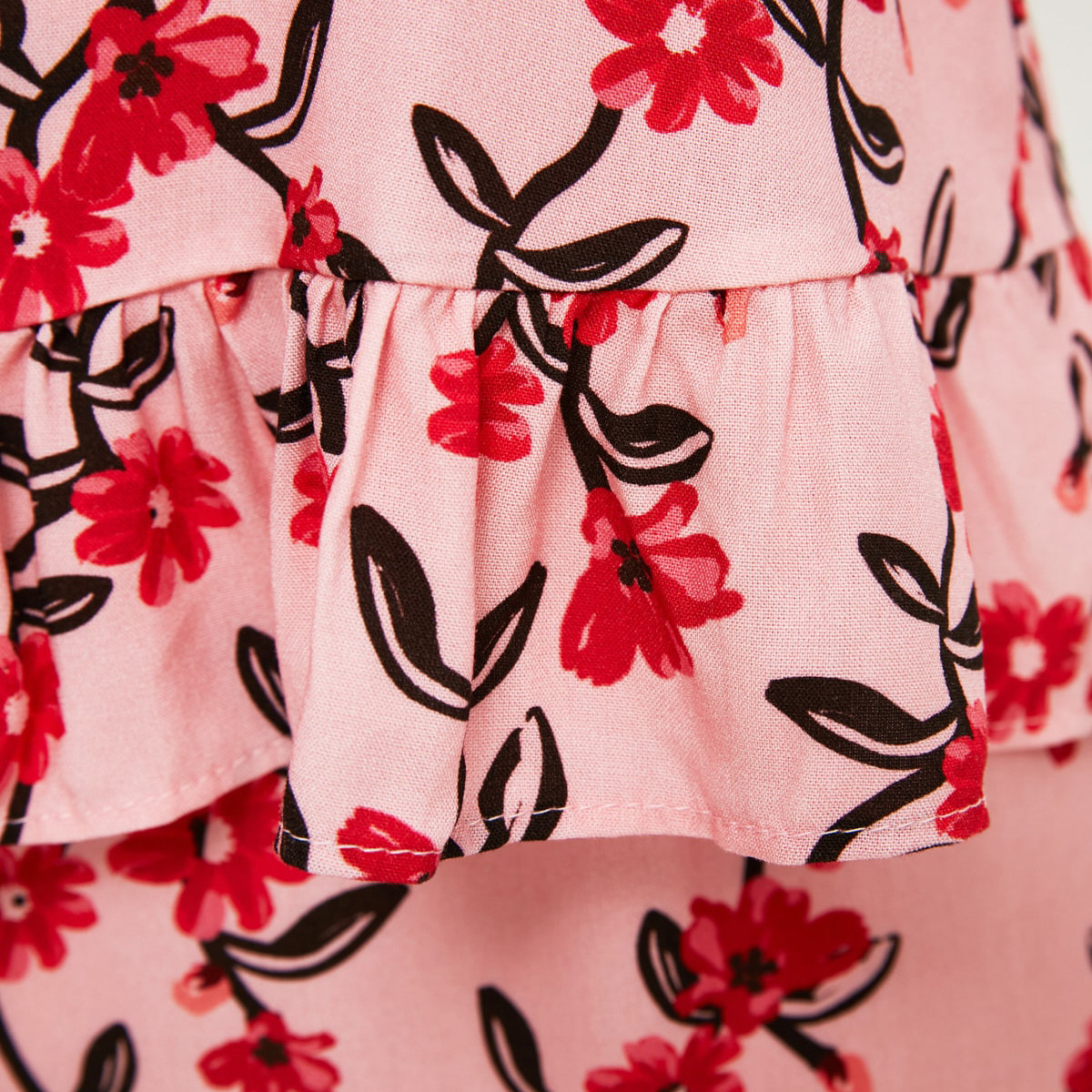 Trendyol Women Cotton Printed Pink Top And Pyjama Set-women-clothing-nightwear-pyjamas-longsets-image-3