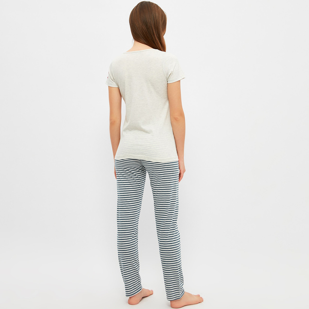 فيرو مودا أزرق تي شيرت-women-clothing-nightwear-pyjamas-longsets-image-5