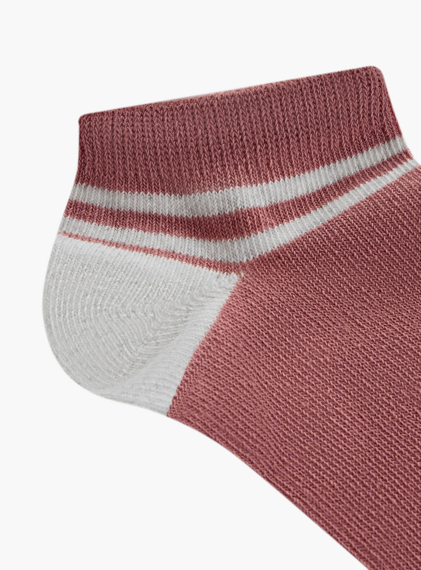 طقم جوارب بِطول الكاحل بقوالب ملونة من فلورا بيلا - 5 أزواج-girls-accessories-socks-image-5