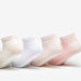 Little Missy Textured Ankle Length Socks - Set of 5-Girl%27s Socks & Tights-thumbnailMobile-1