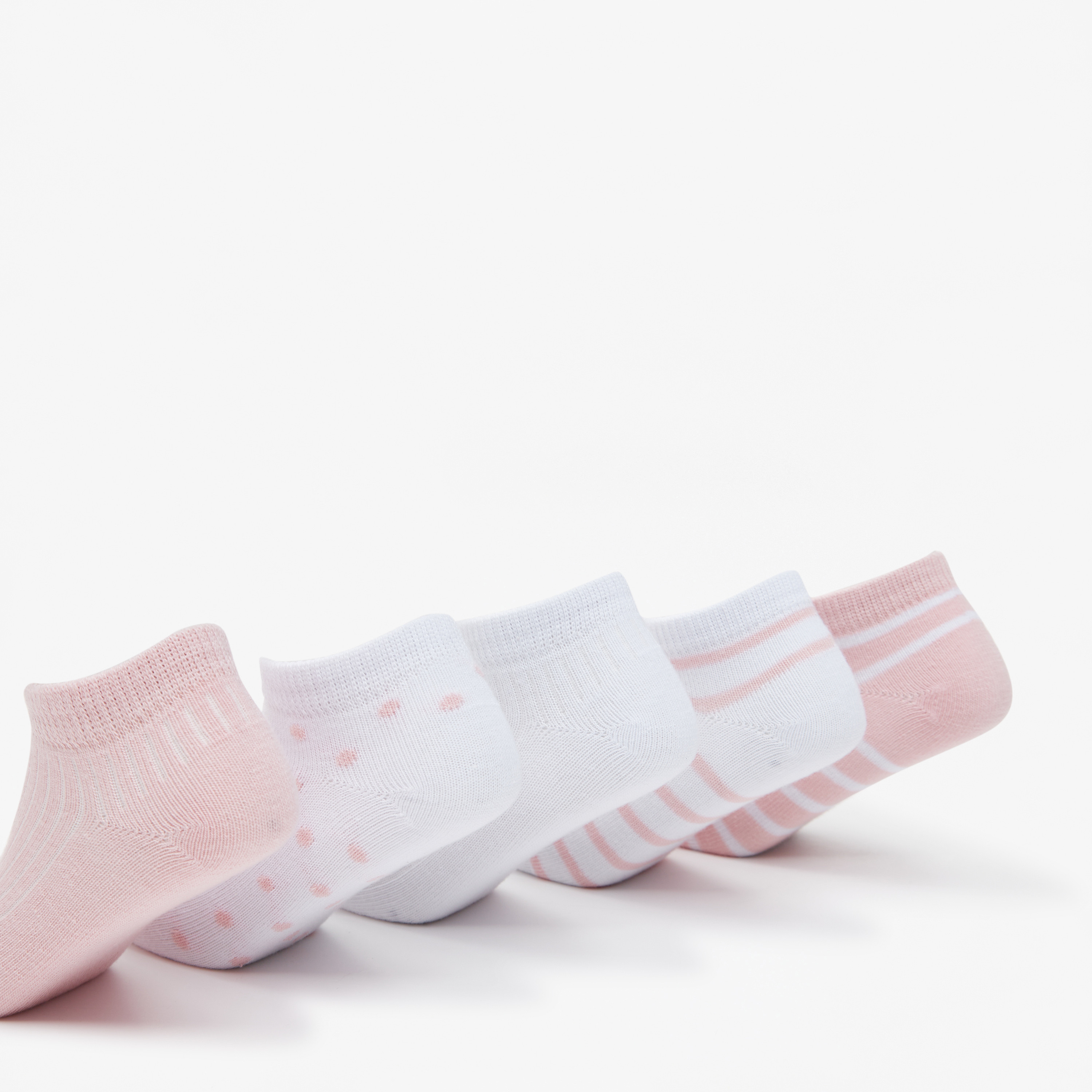 جوارب بطول الكاحل بطبعات من بيرفيت- طقم من 5 أزواج-girls-accessories-socks-image-5