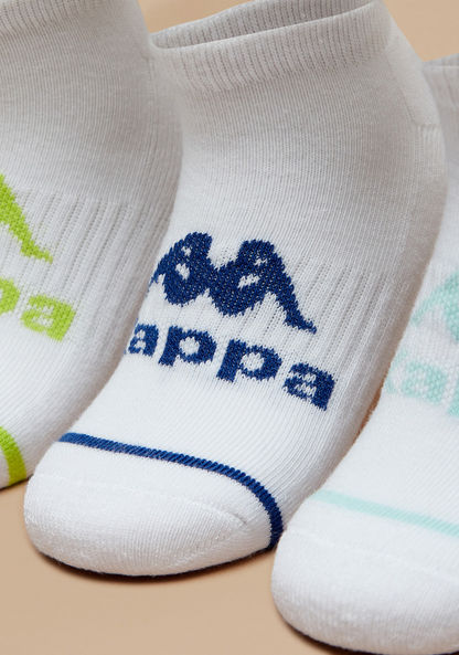 Set of 5 - Kappa Logo Print Ankle Length Socks-Boy%27s Socks-image-1