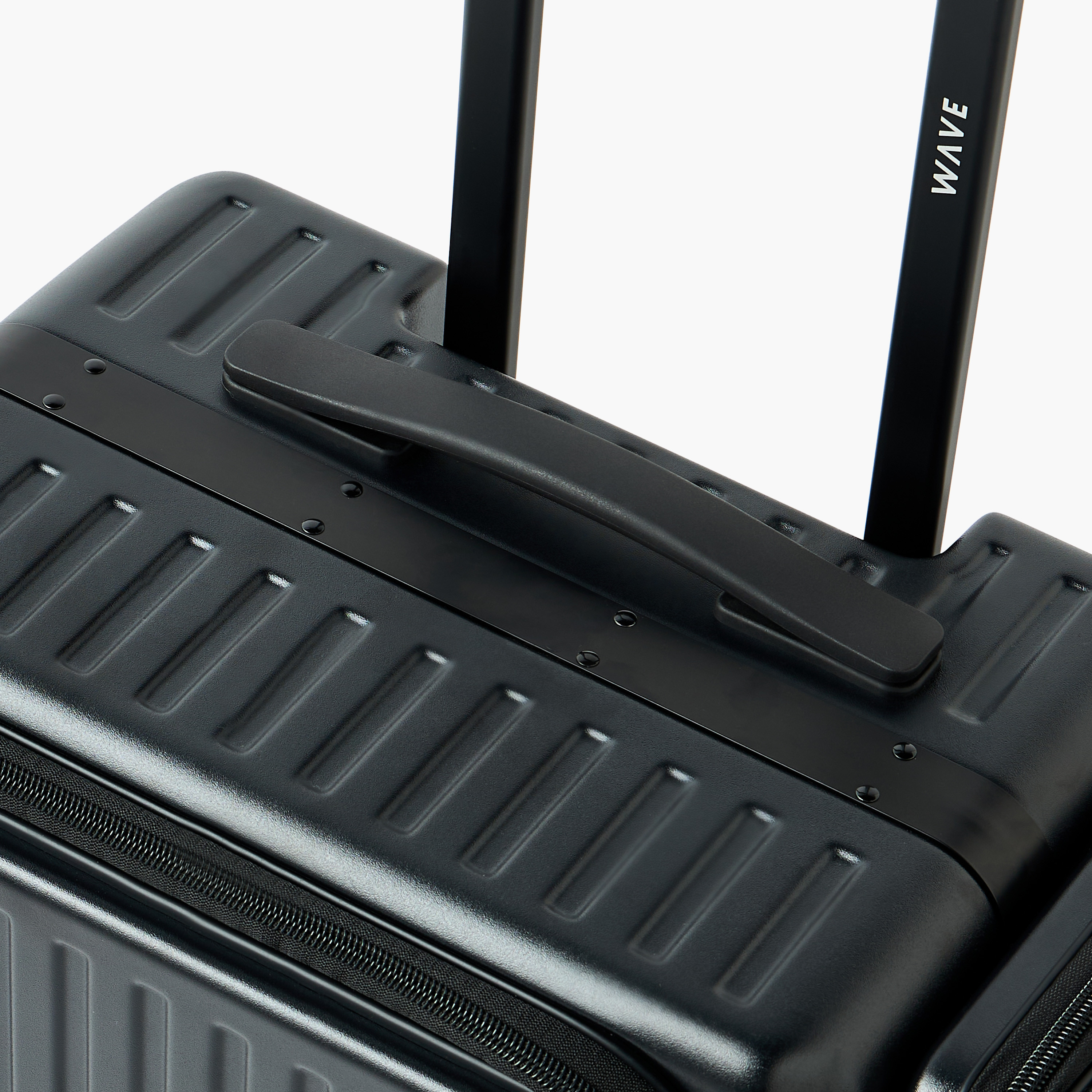 WAVE Textured Hardcase Luggage Trolley with Detachable Crossbody Bag & Cup Holder - 20 inches Cabin-travel-luggagesandbags-luggage-image-8