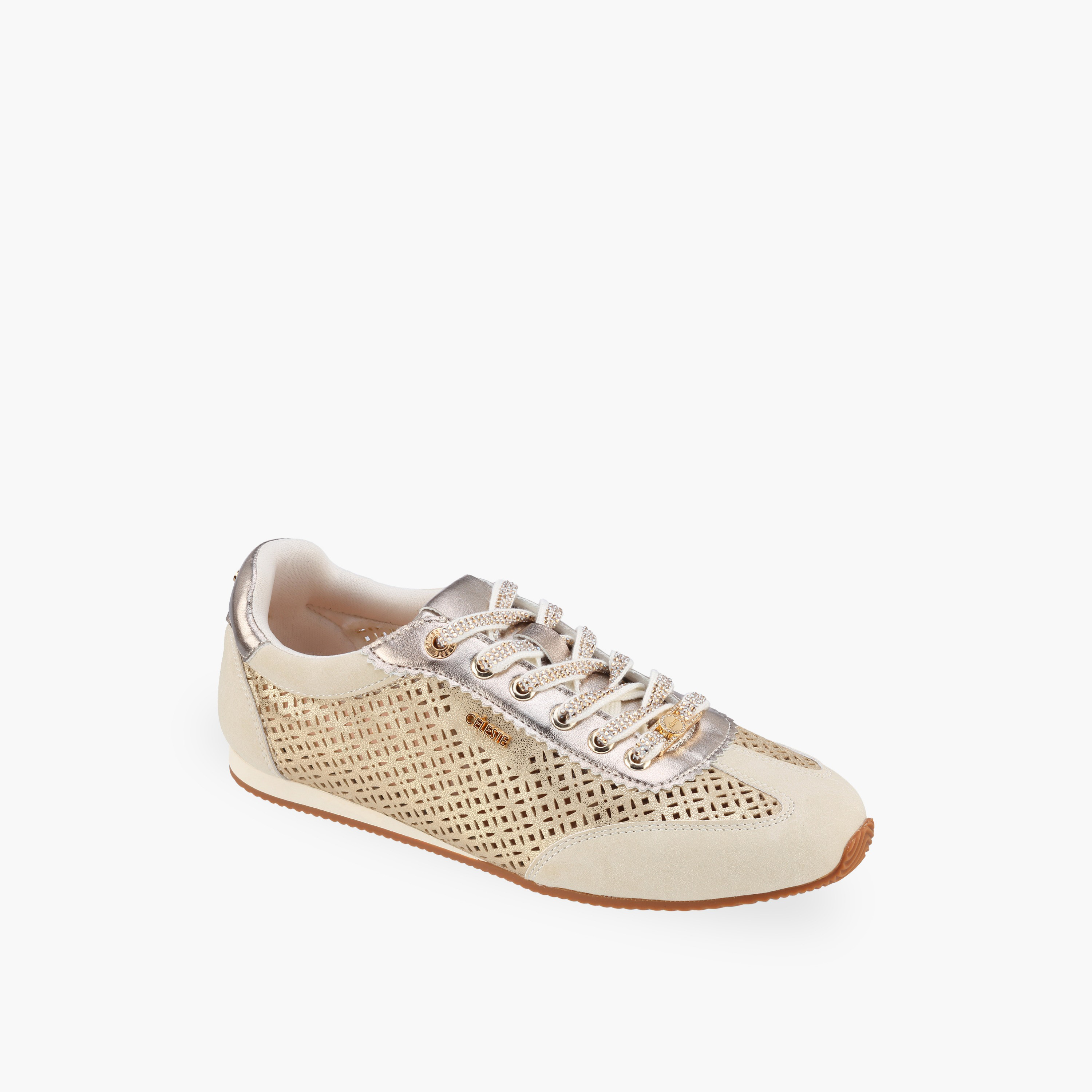 حذاء سنيكرز نسائي برباط وتفاصيل قص ليزر من سيليست-women-shoes-sneakers-image-2