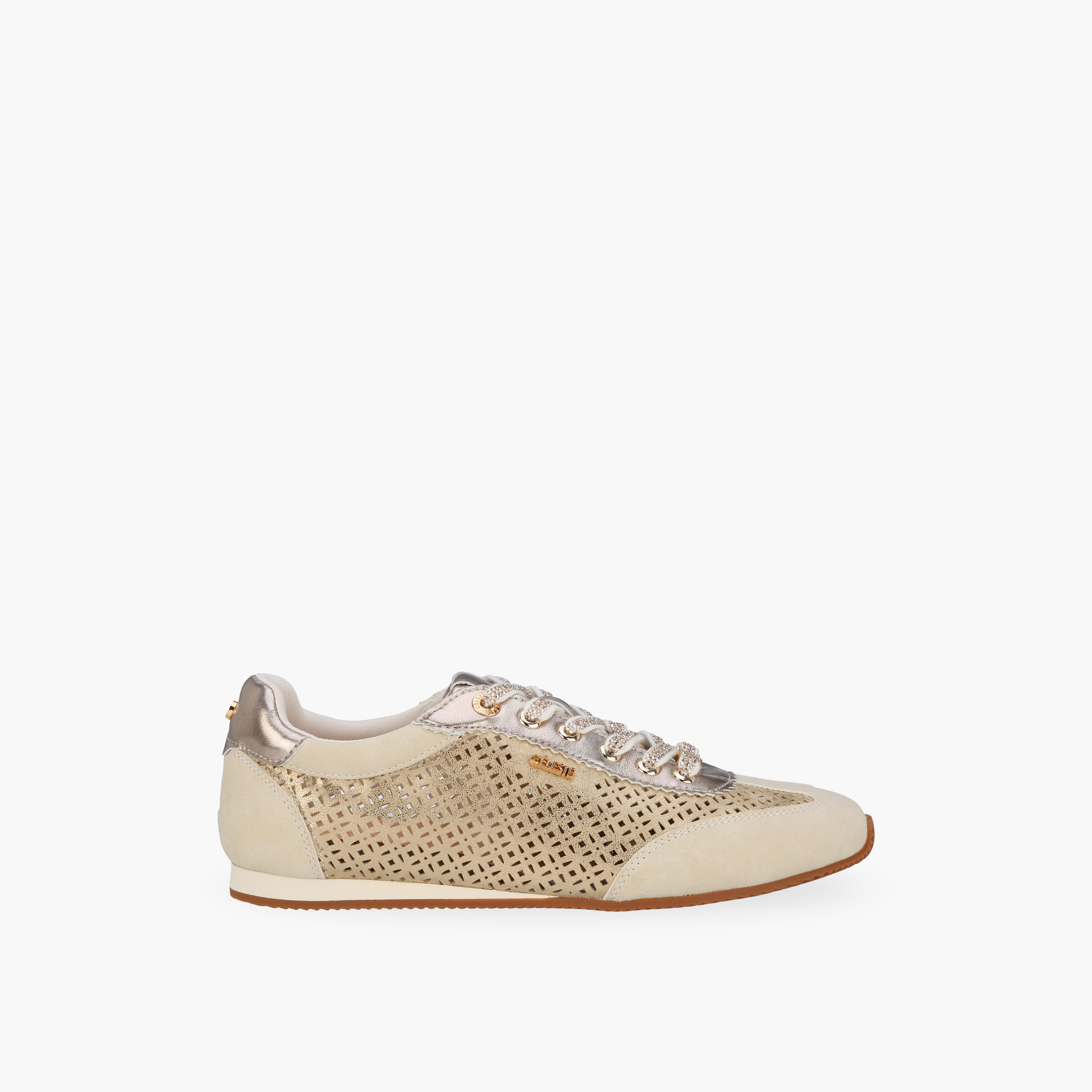 حذاء سنيكرز نسائي برباط وتفاصيل قص ليزر من سيليست-women-shoes-sneakers-image-3
