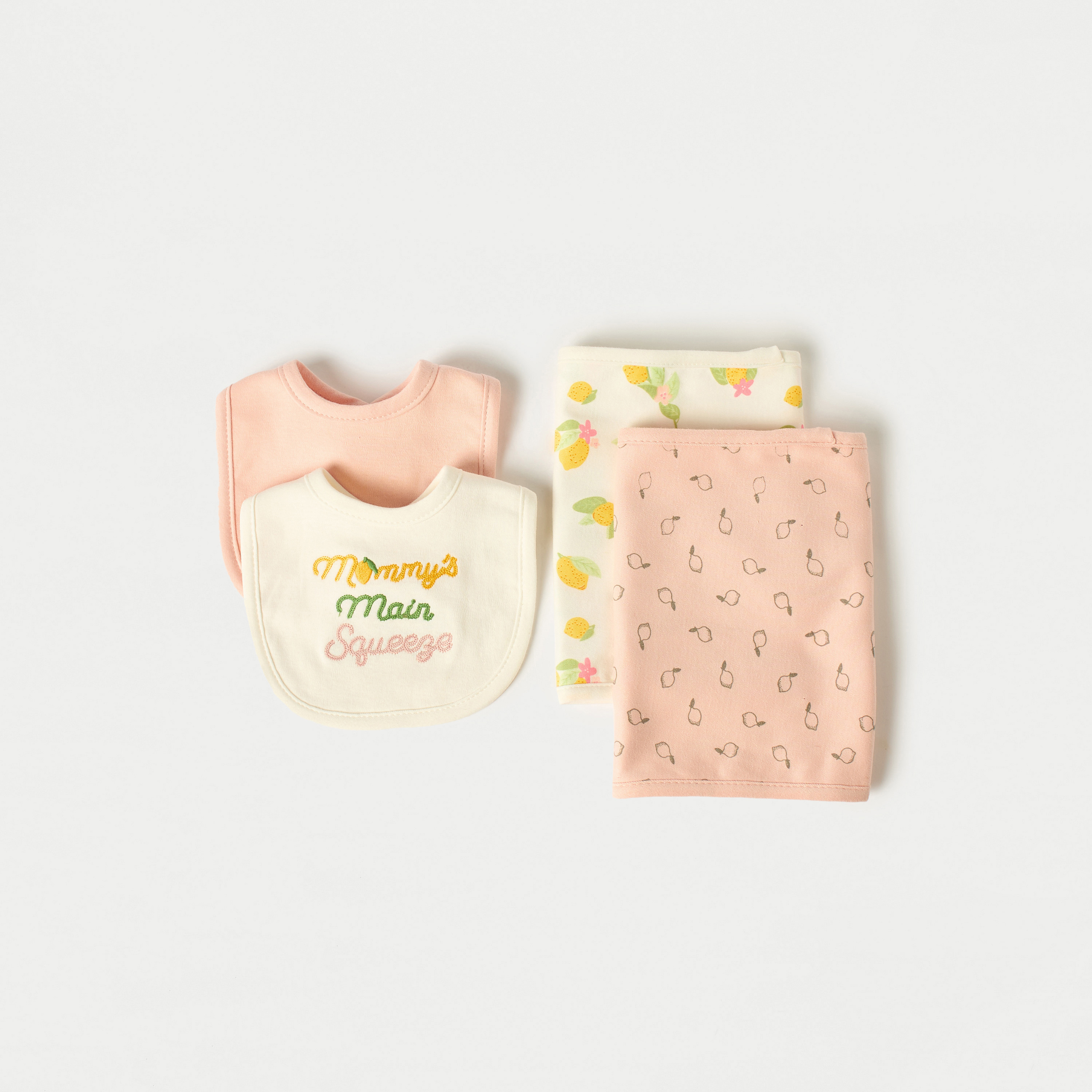 Juniors 4-Piece Bib and Burp Cloth Set-baby-feeding-bibs-image-1
