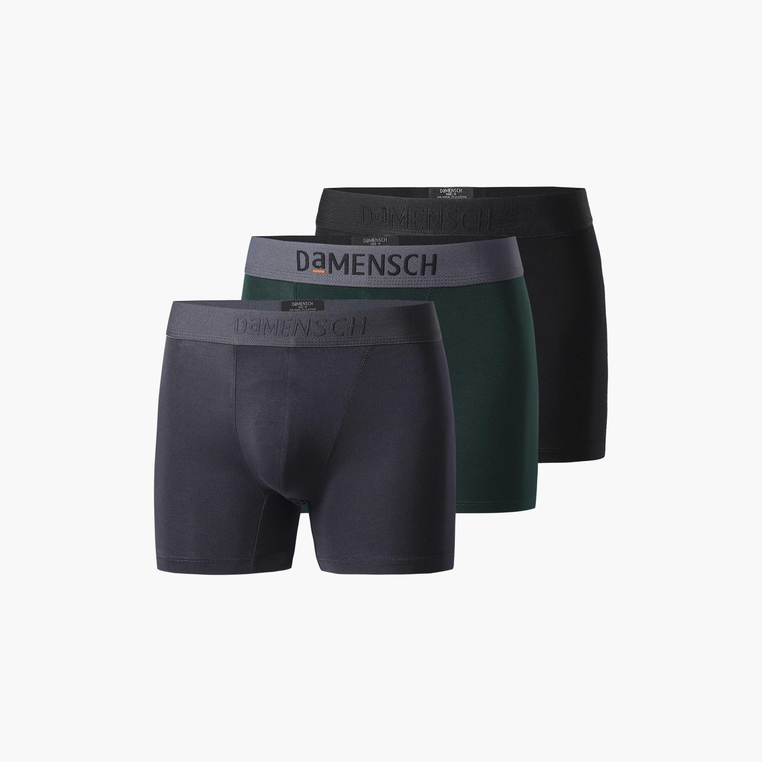 Damensch Pack of 3 Plain Deo-Soft Supima Modal Trunks-men-clothing-innerwear-underwear-image-1