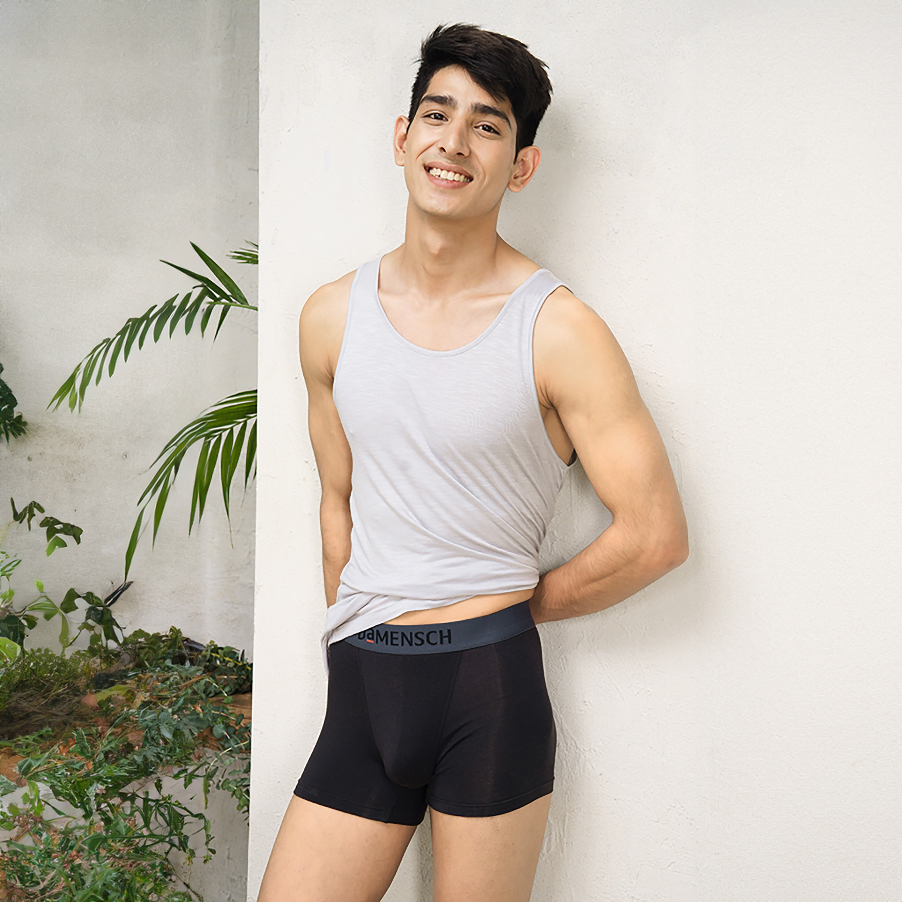 سمجموعة دامنش مكونة من 3 قطع من سراويل ترانكس سادة ذات ديو سوفت سوبيما مودال-men-clothing-innerwear-underwear-image-8