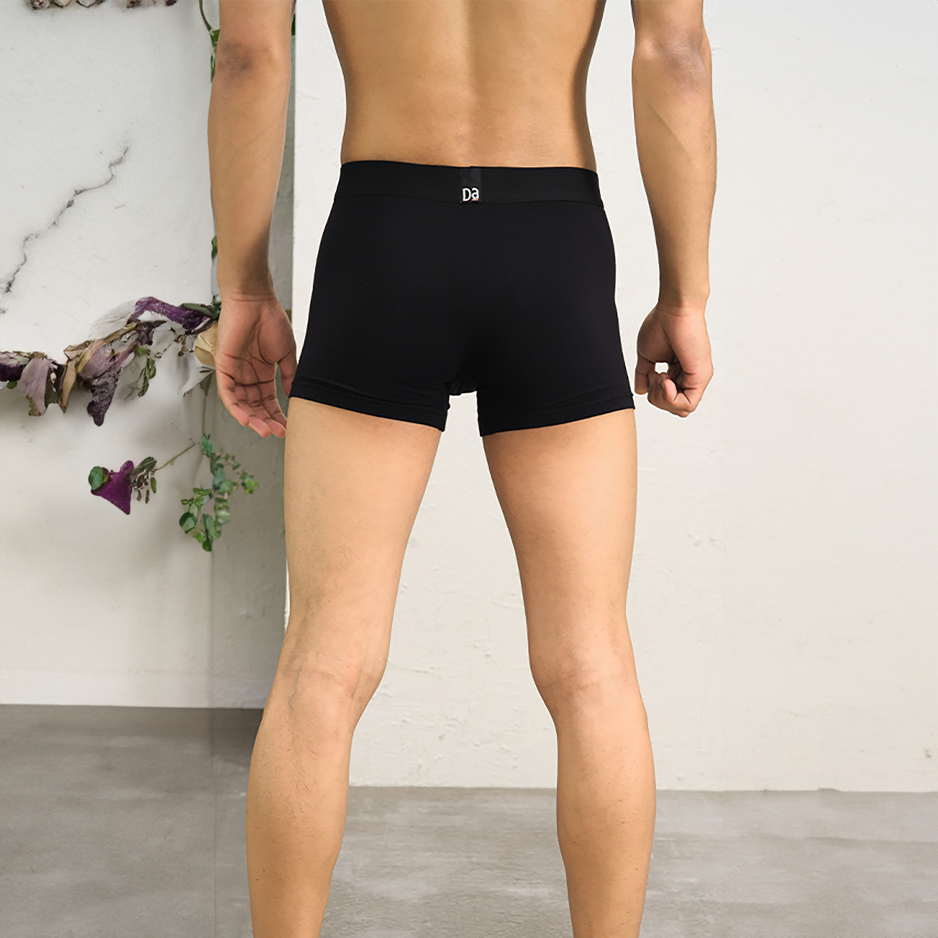 سمجموعة دامنش مكونة من 3 قطع من سراويل ترانكس سادة ذات ديو سوفت سوبيما مودال-men-clothing-innerwear-underwear-image-15