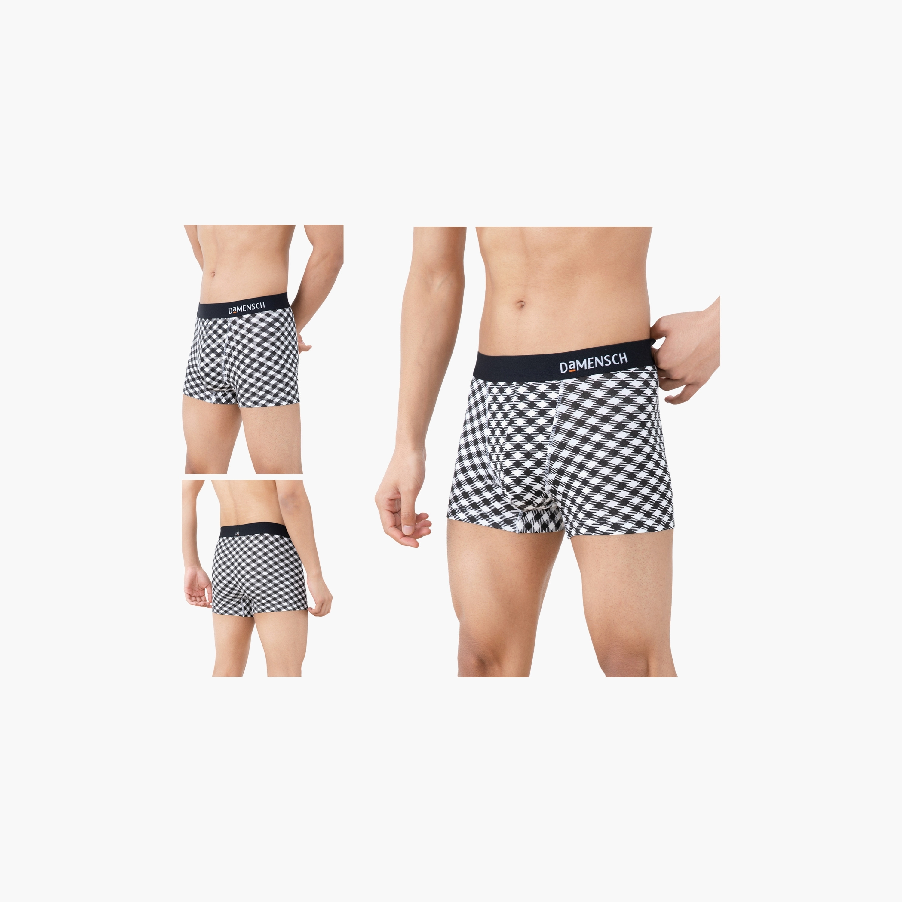 Damensch Men's Pack of 3 Deo-Soft Odour-Cancelling Printed Trunks-men-clothing-innerwear-underwear-image-2