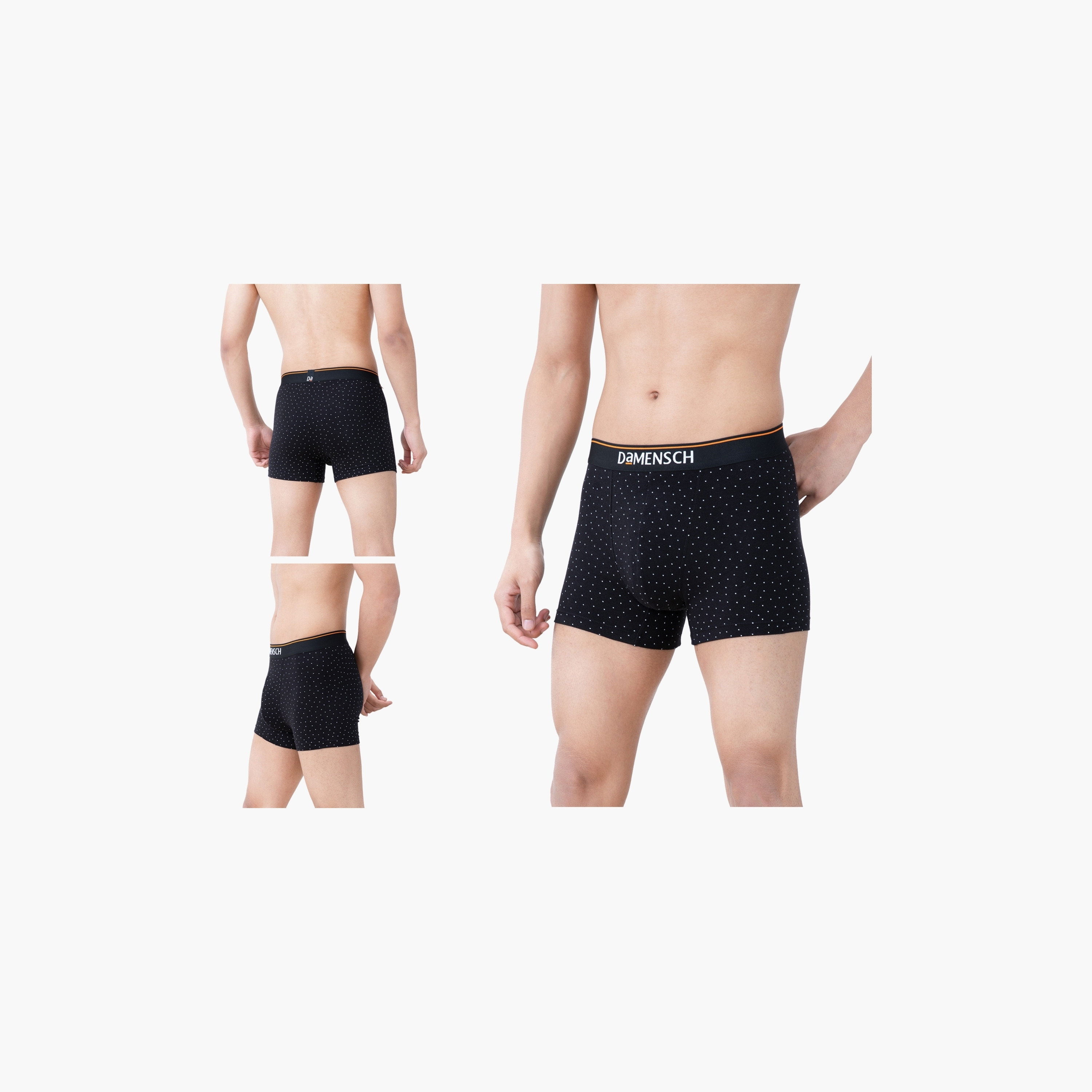 مجموعة دامنش الرجالية المكونة من 3 ترانكس ذات مطبوعة-men-clothing-innerwear-underwear-image-2