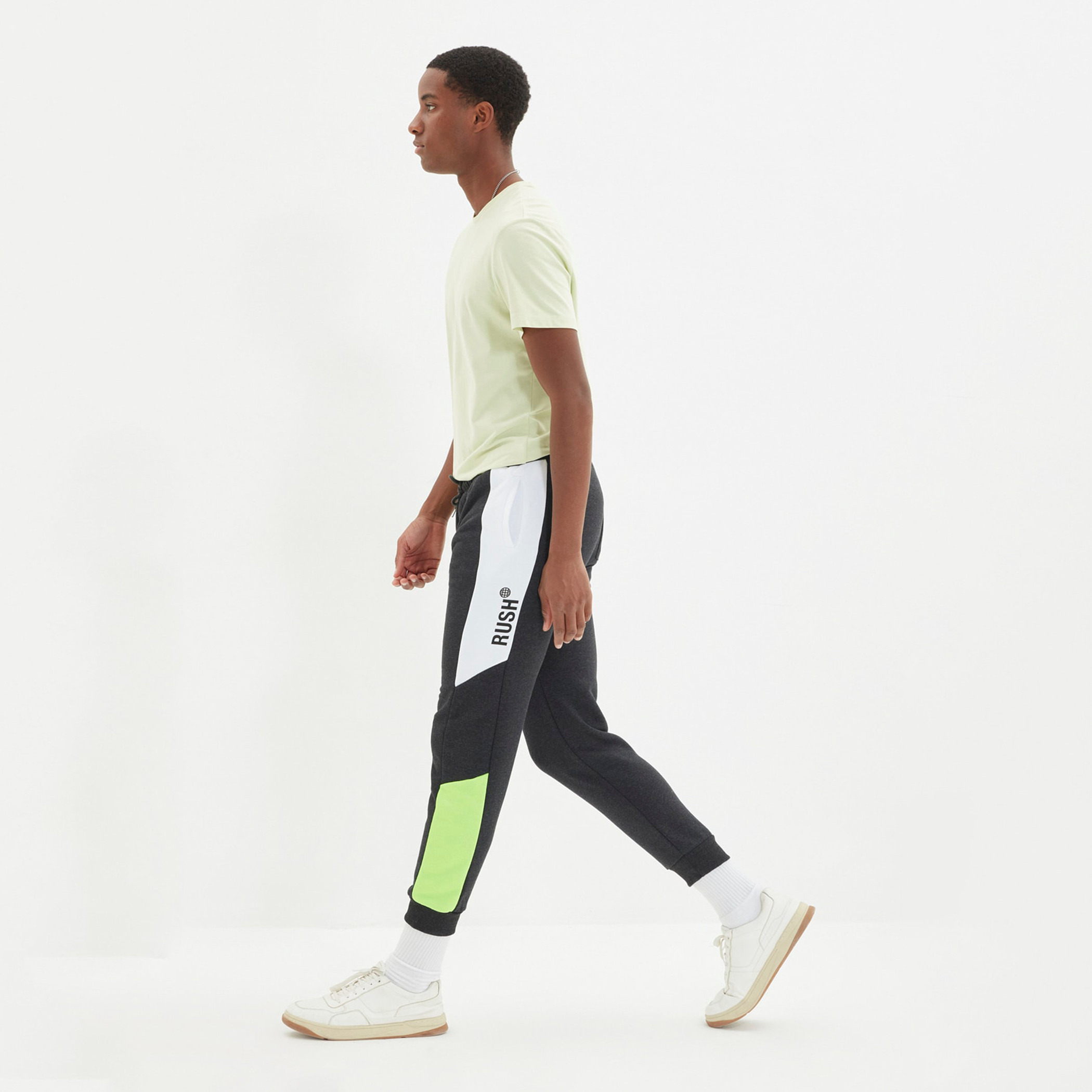 ترينديول أسود بانت عداء ببطء-sports-men-clothing-bottoms-image-2