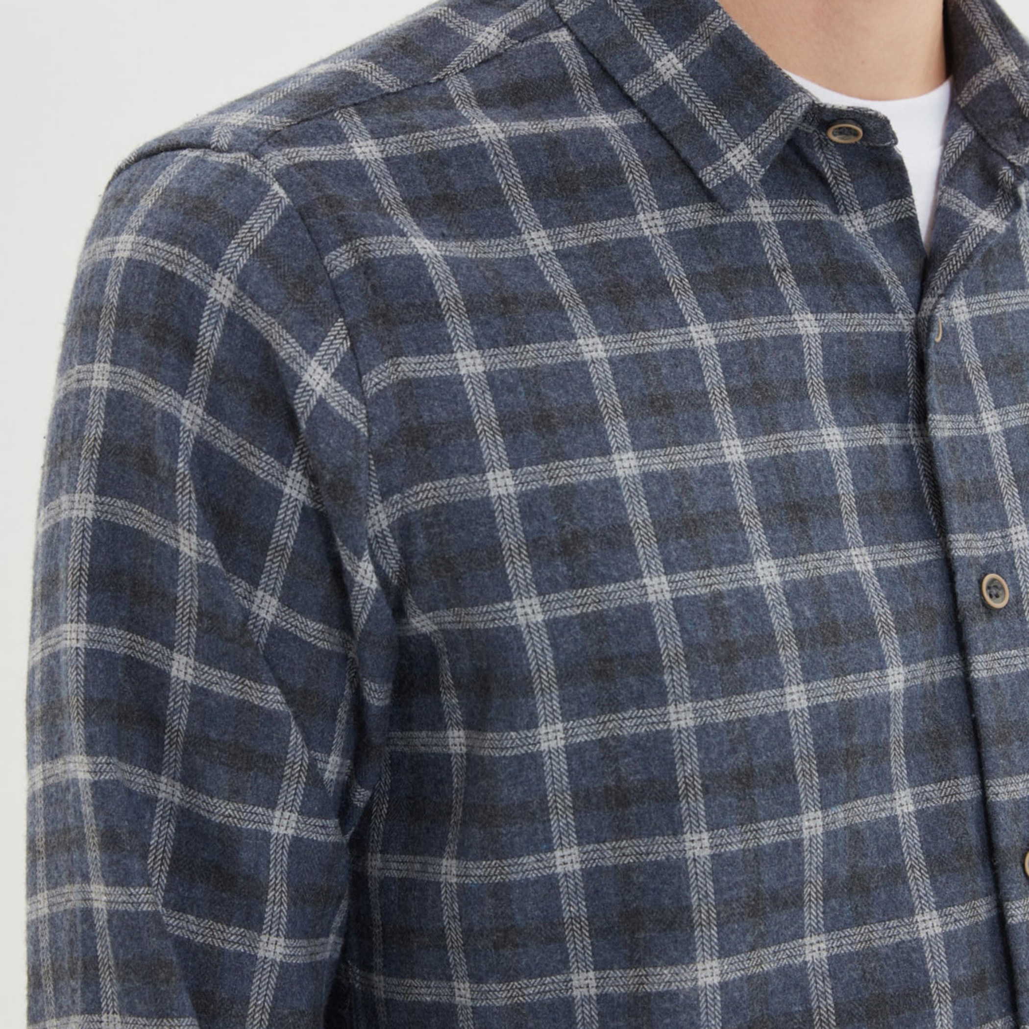 Trendyol Man Checked Collared Shirt-men-clothing-shirts-image-4