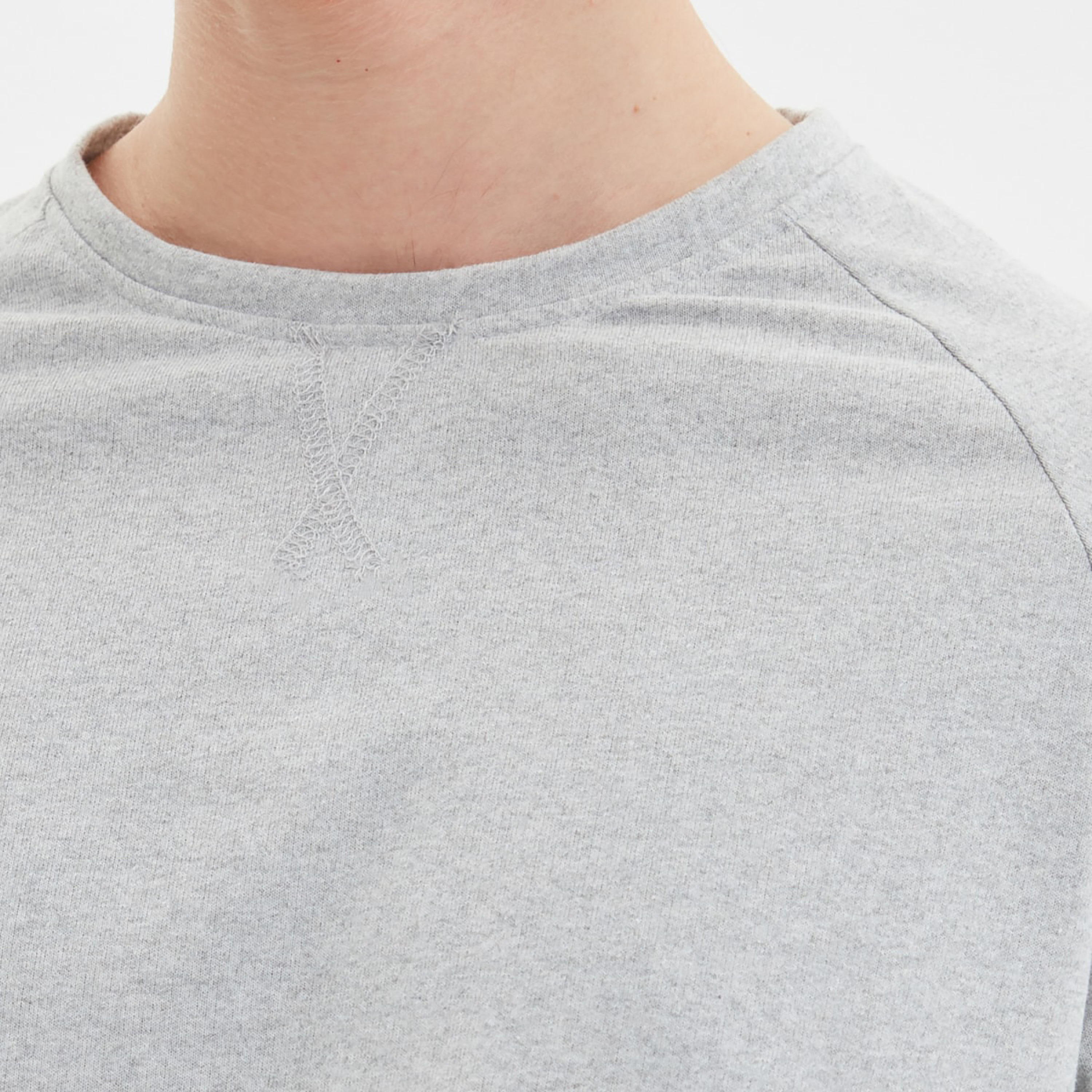 طقم كنزة وبيجاما برباط من ترينديول بياقة دائرية سادة بلون رمادي للرجال-men-clothing-nightwear-sets-image-10
